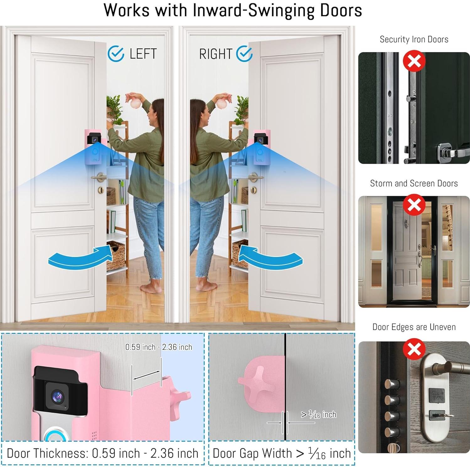 Soporte de Metal Antirrobo Homalor para Timbre Ring/Blink