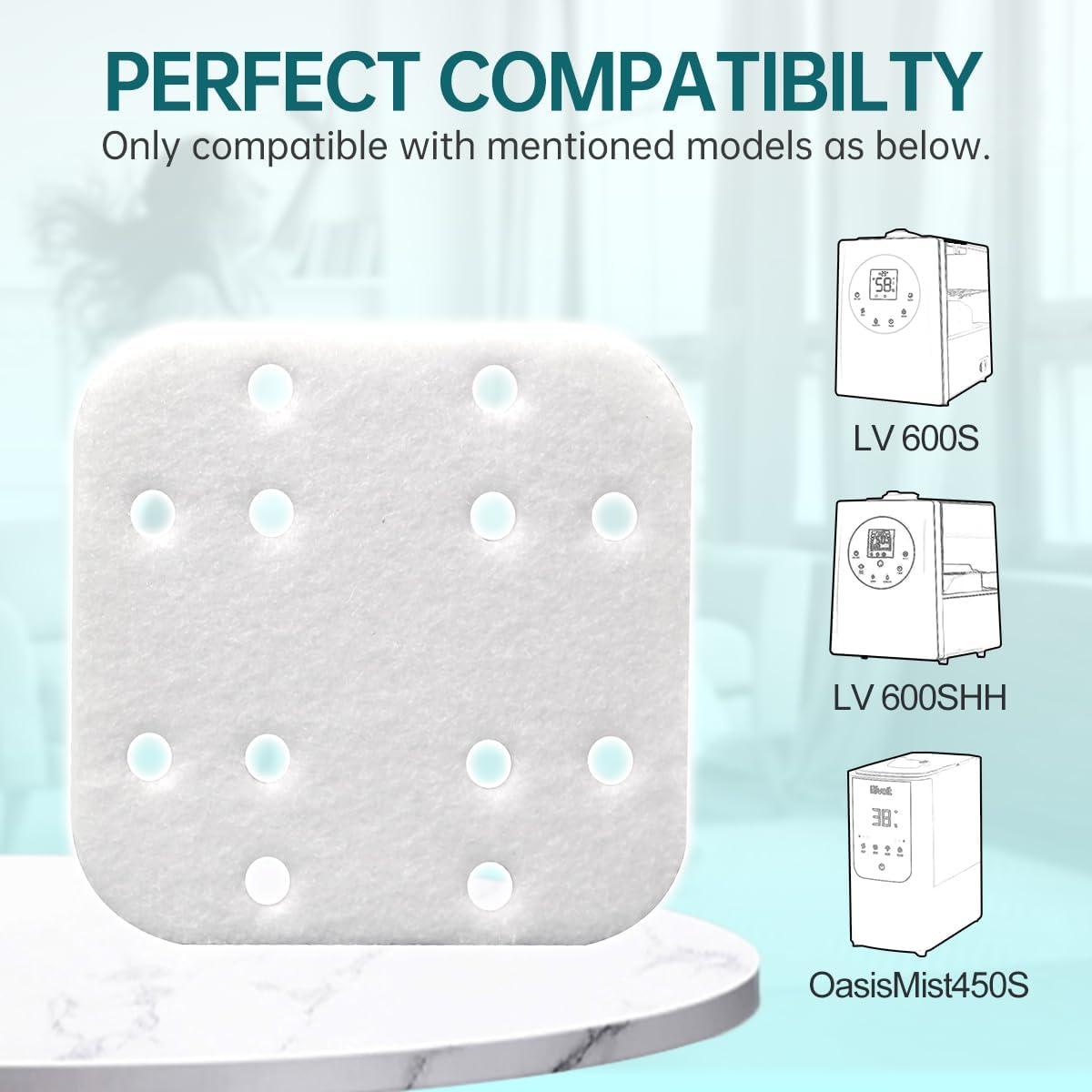 Filtros de Reemplazo para Humidificador SKT 34 Almohadillas 5.4x5x0.4cm