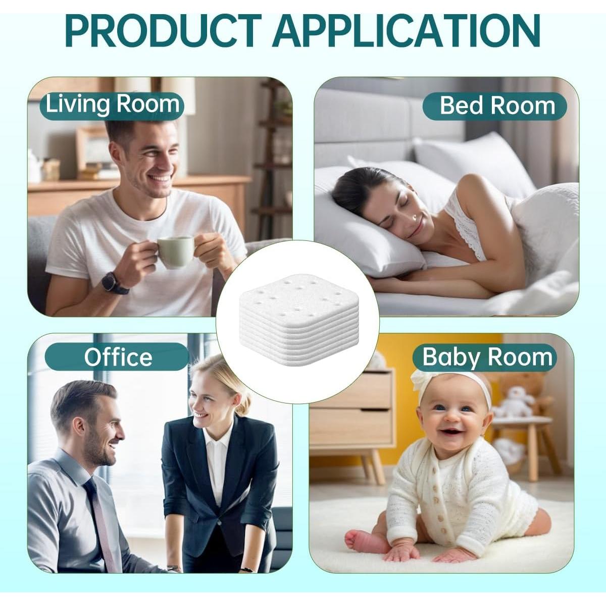 Filtros de Reemplazo para Humidificador SKT 34 Almohadillas 5.4x5x0.4cm