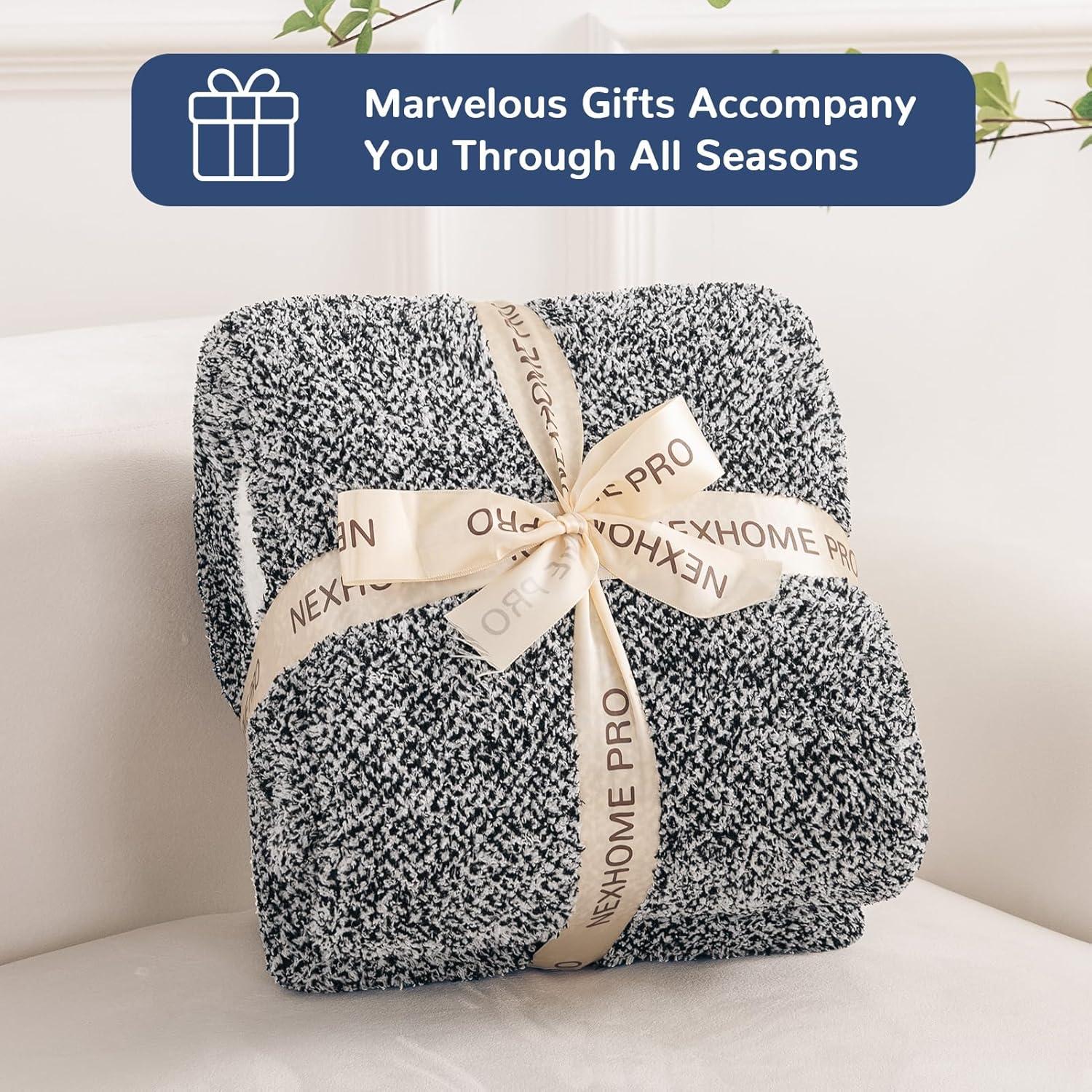 Manta Suave NEXHOME PRO Microfibra 127x152 cm Negra