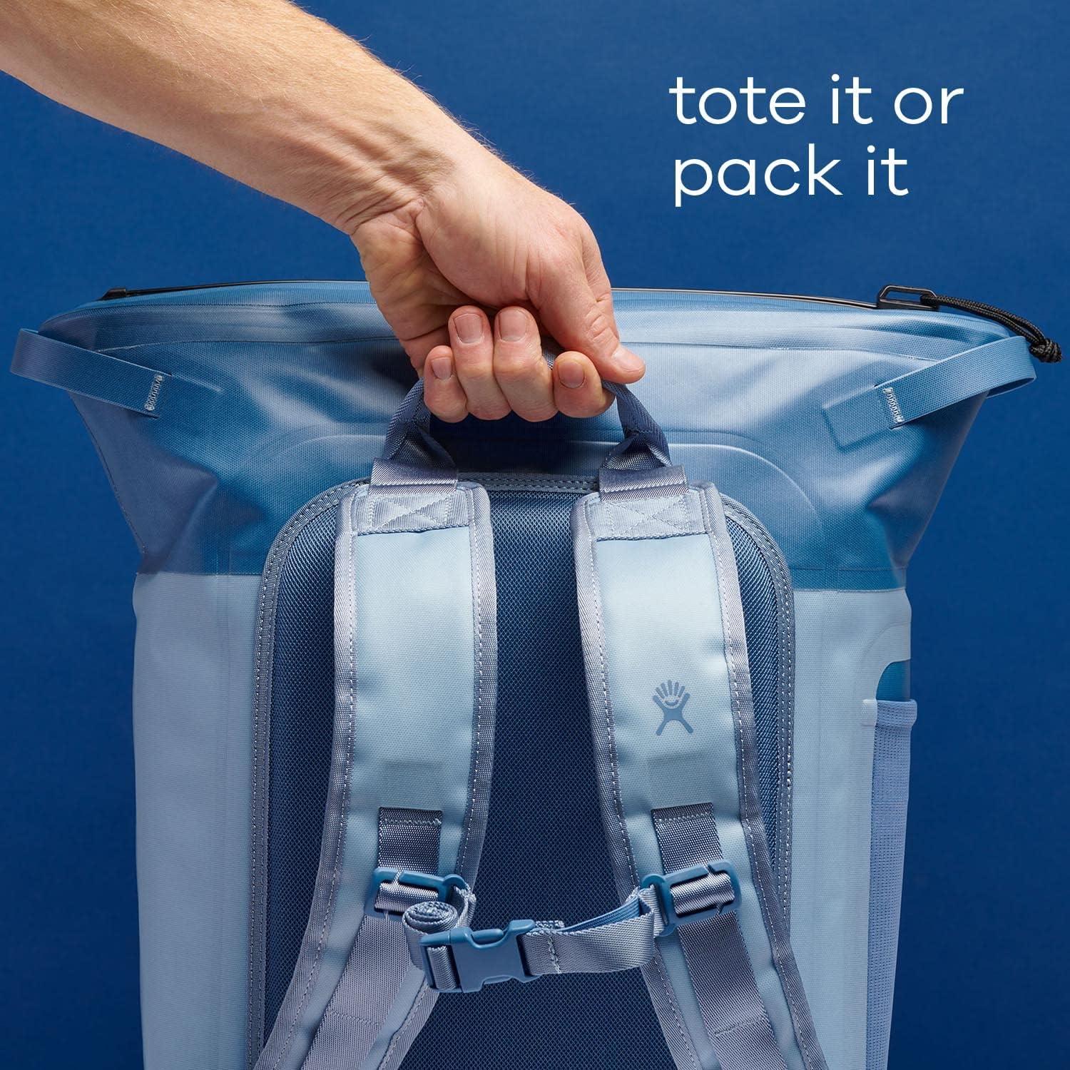 Nevera suave Hydro Flask 20L negra para camping y senderismo