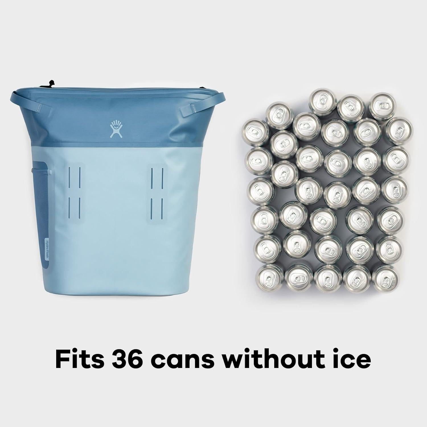 Nevera suave Hydro Flask 20L negra para camping y senderismo