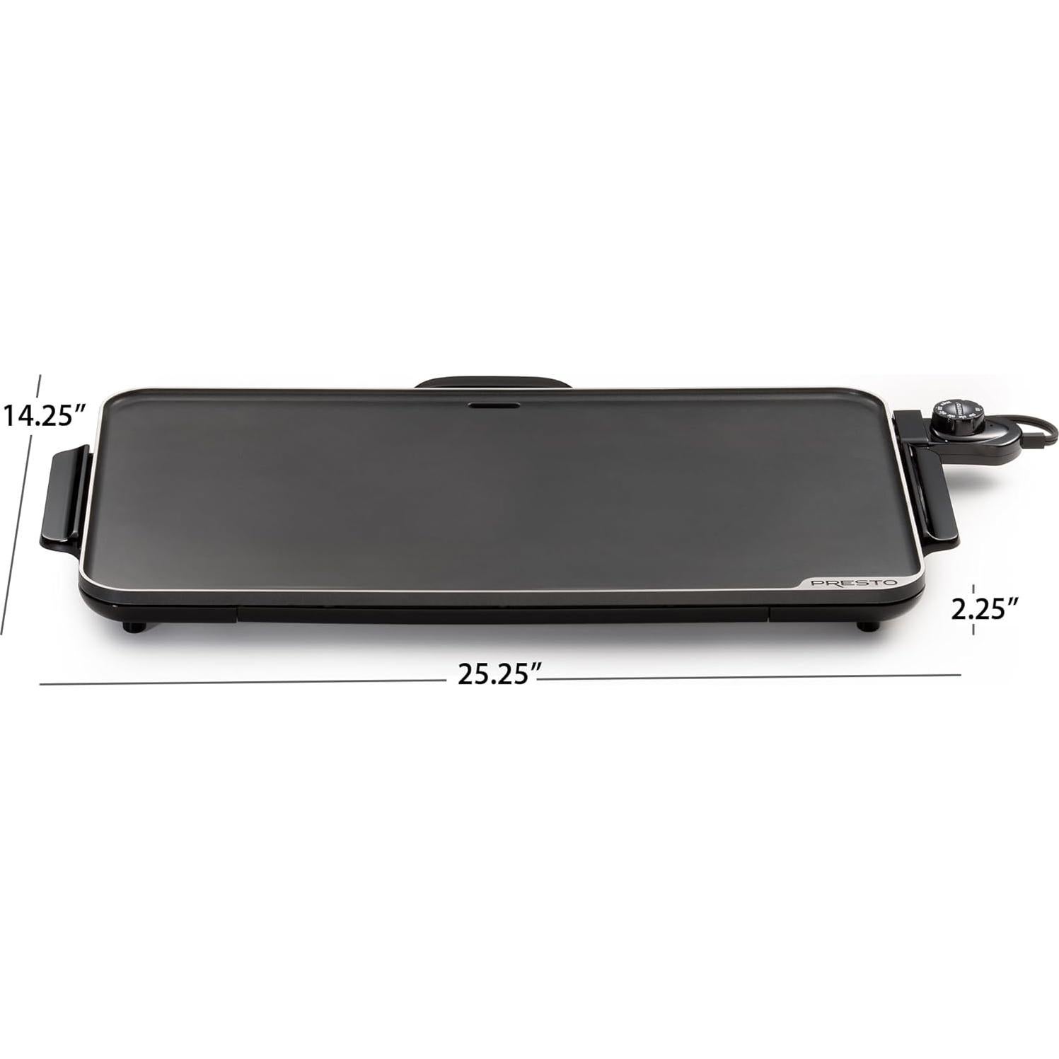 Plancha Extra Grande Presto 07072 Cerámica Antiadherente 55.88x33.02 cm