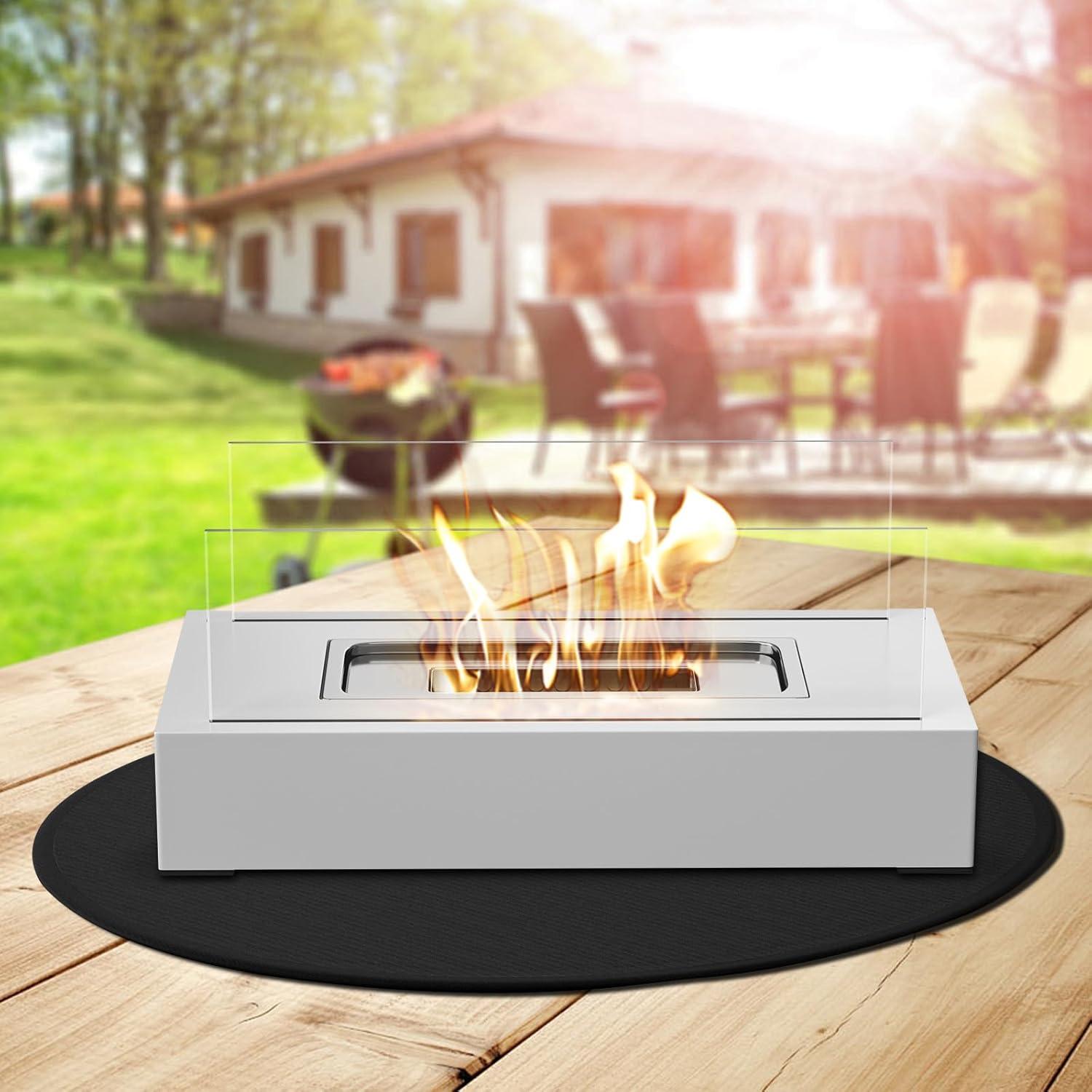 Alfombrilla Ignífuga GIESIOE 20" para Fogata de Mesa XL