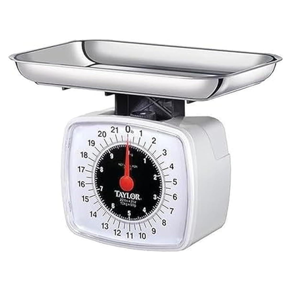 Escala de Cocina Analógica Taylor 10 kg con Bandeja Lavable