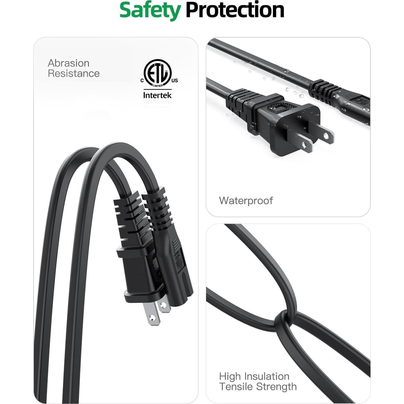 Cable de Alimentación AC 3.05 m Superer para Bose y Sonos