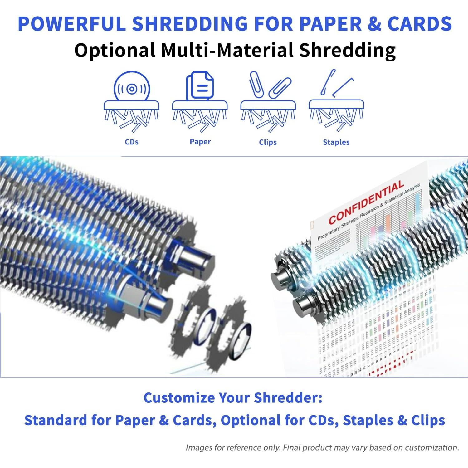 Trituradora Bonsaii C209-C | Hasta 110 Hojas Automática, 22.7L