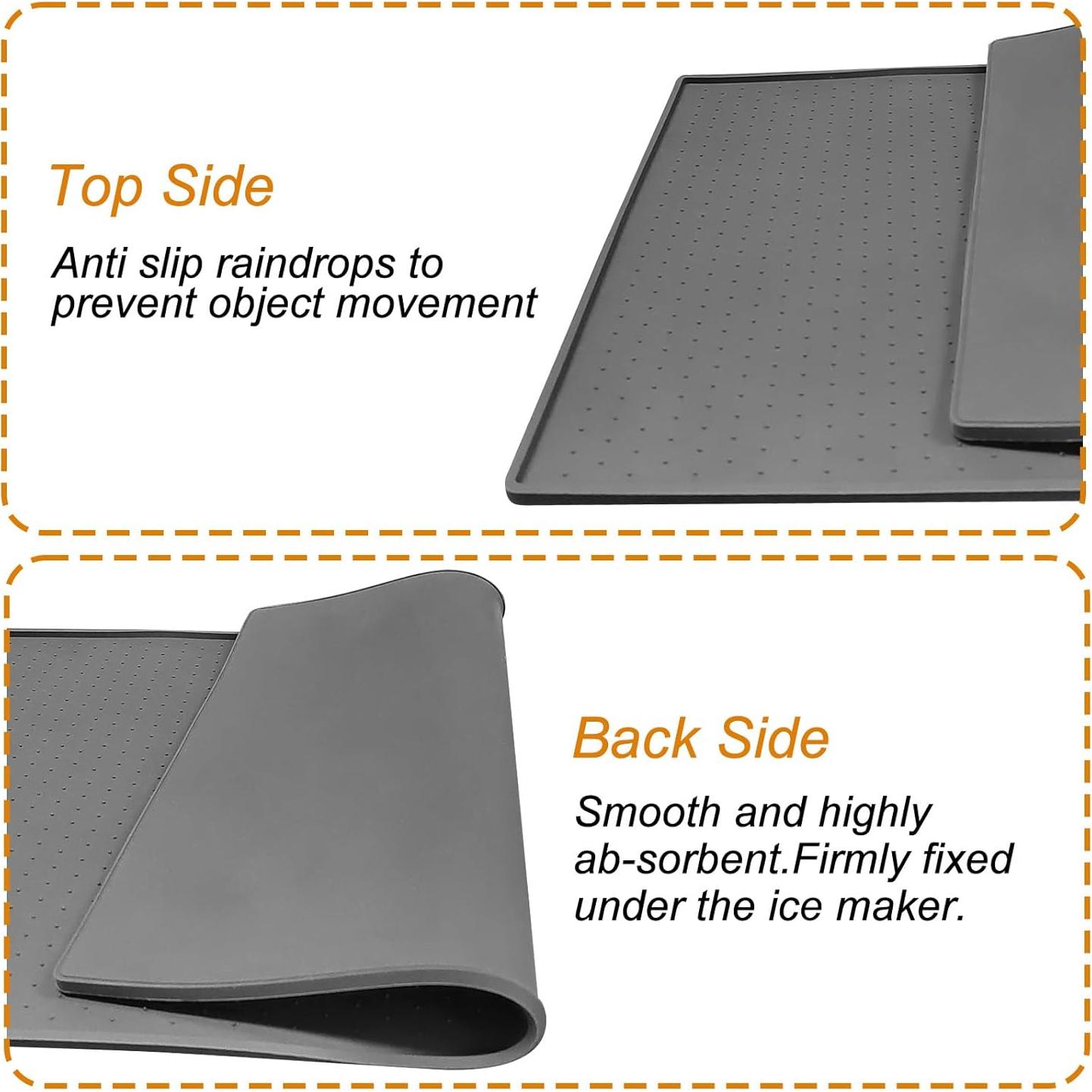 Alfombrilla de Silicona Antideslizante Hlimior 30x48 cm para Hielo