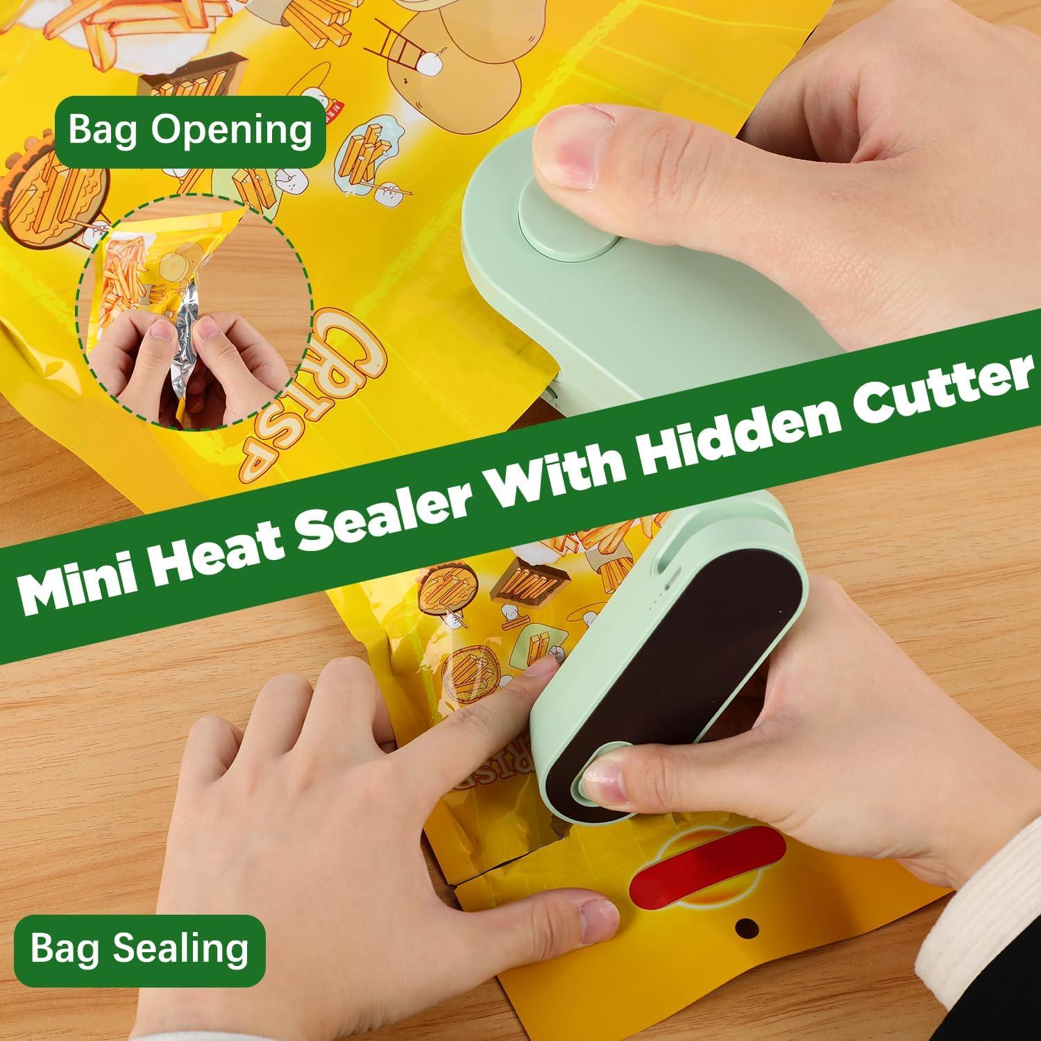 Cortador y Sellador de Bolsas 2 en 1 Daioai Blanco Recargable