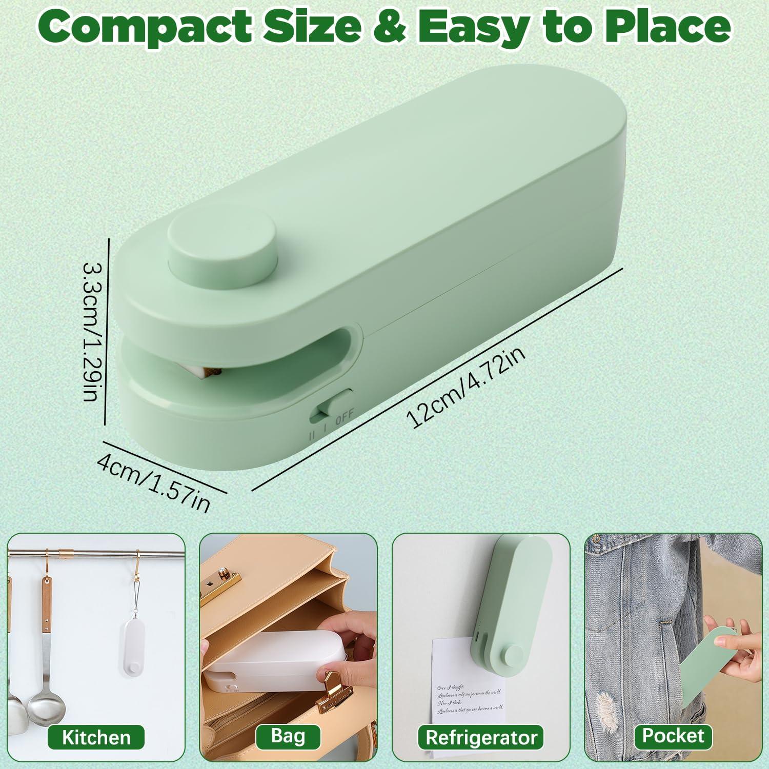 Cortador y Sellador de Bolsas 2 en 1 Daioai Blanco Recargable