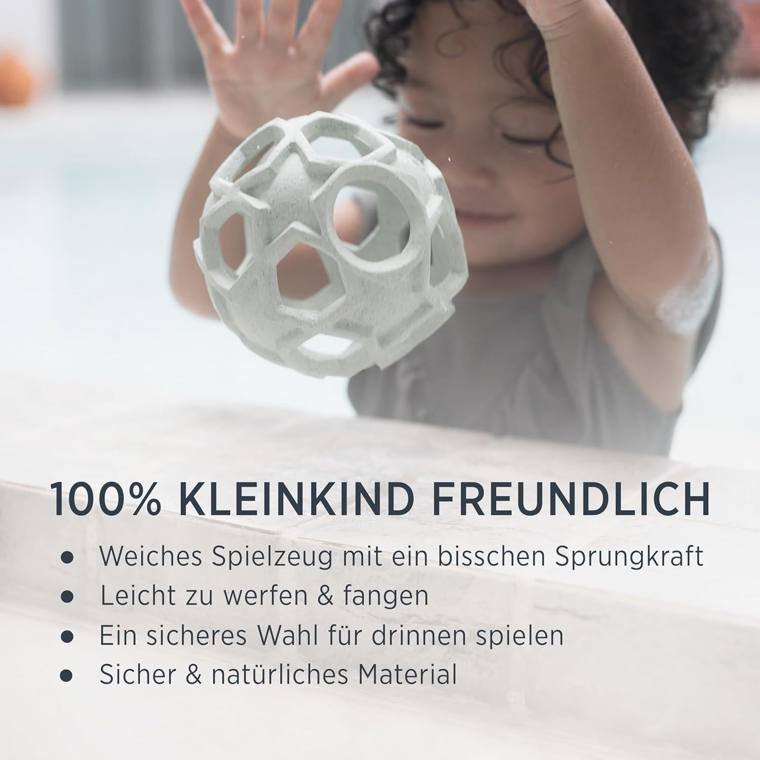 Pelota Estrella Hevea de Caucho Natural Ecológica 10.5cm