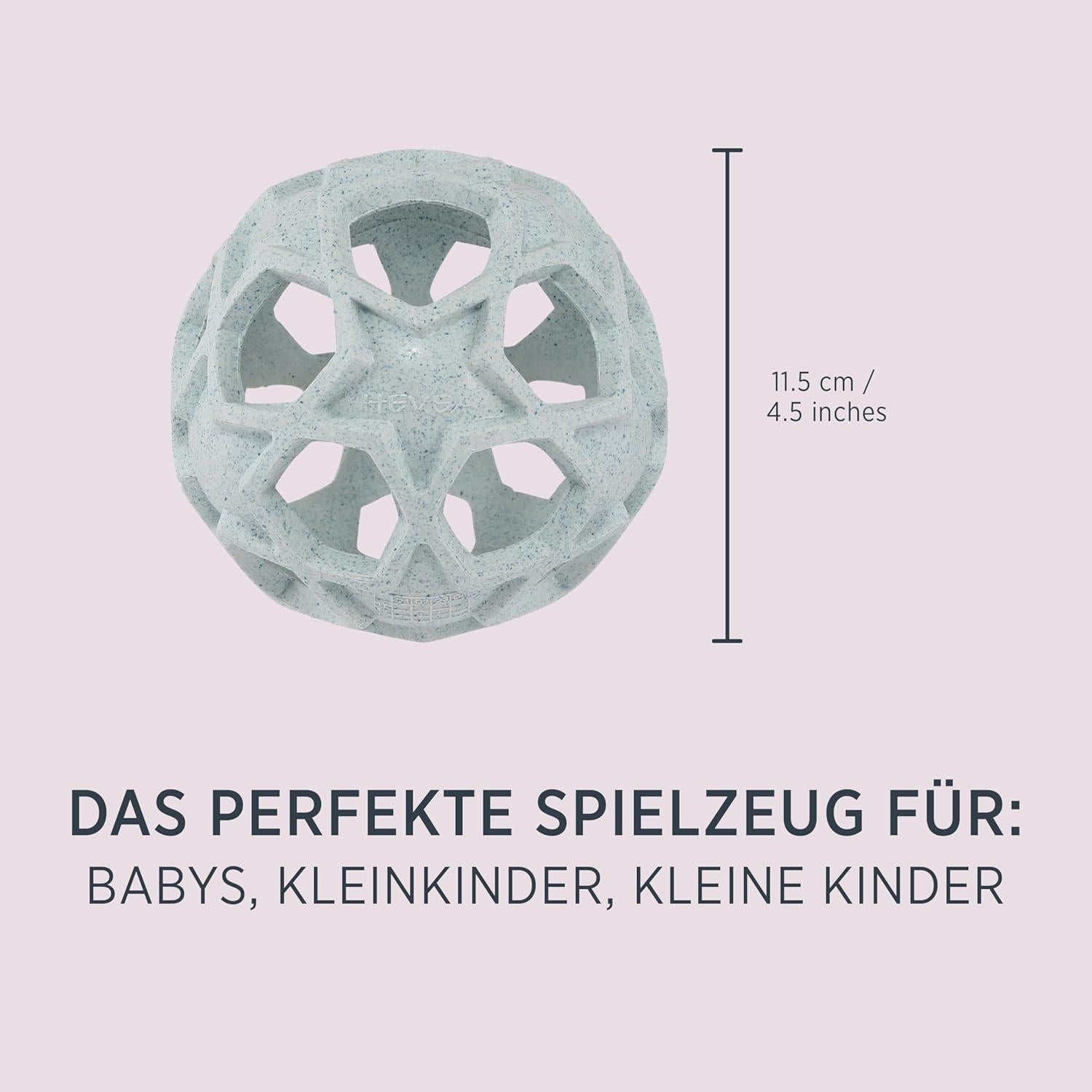 Pelota Estrella Hevea de Caucho Natural Ecológica 10.5cm