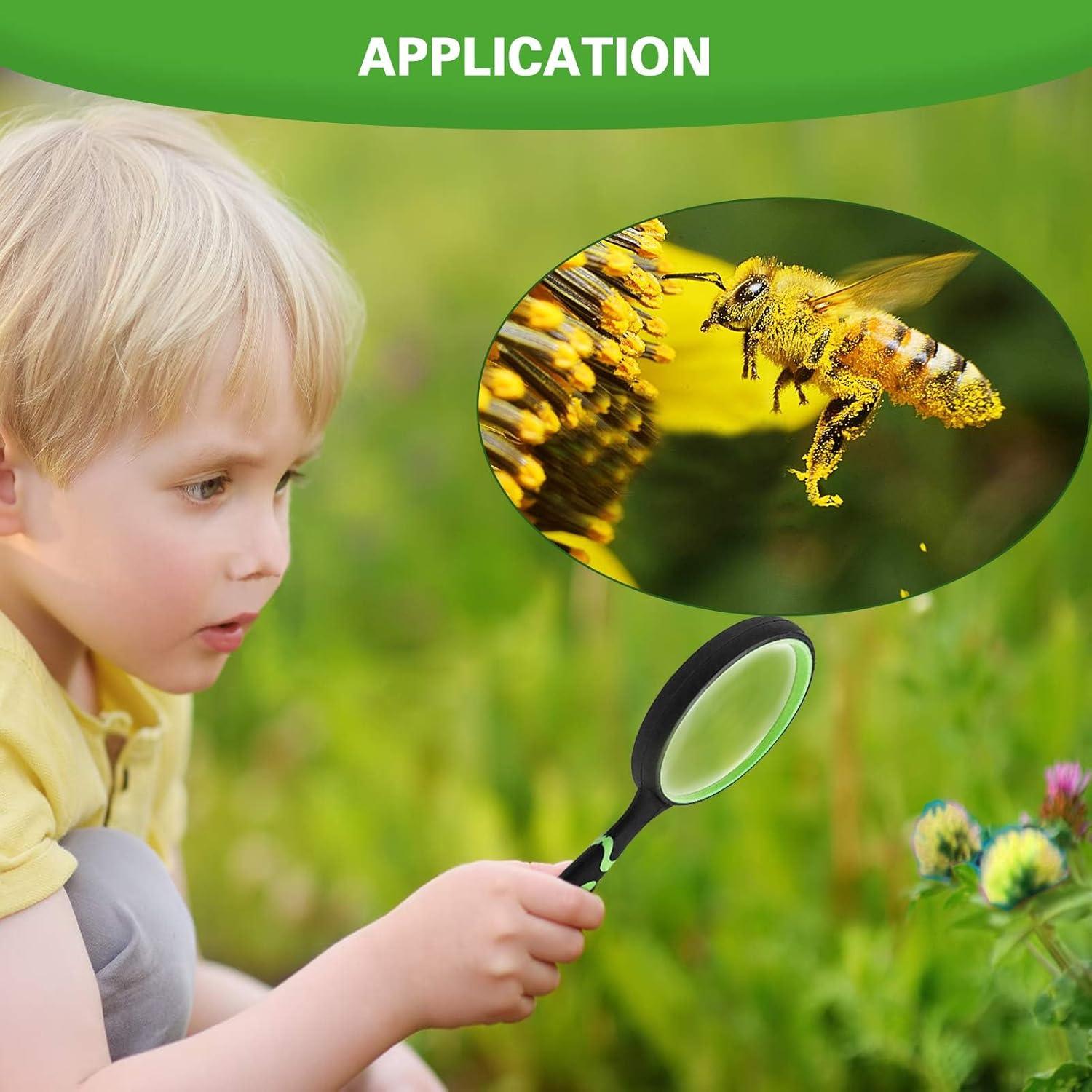 Lupa de Lectura 10X Nazano con Mango Antideslizante 18.8cm