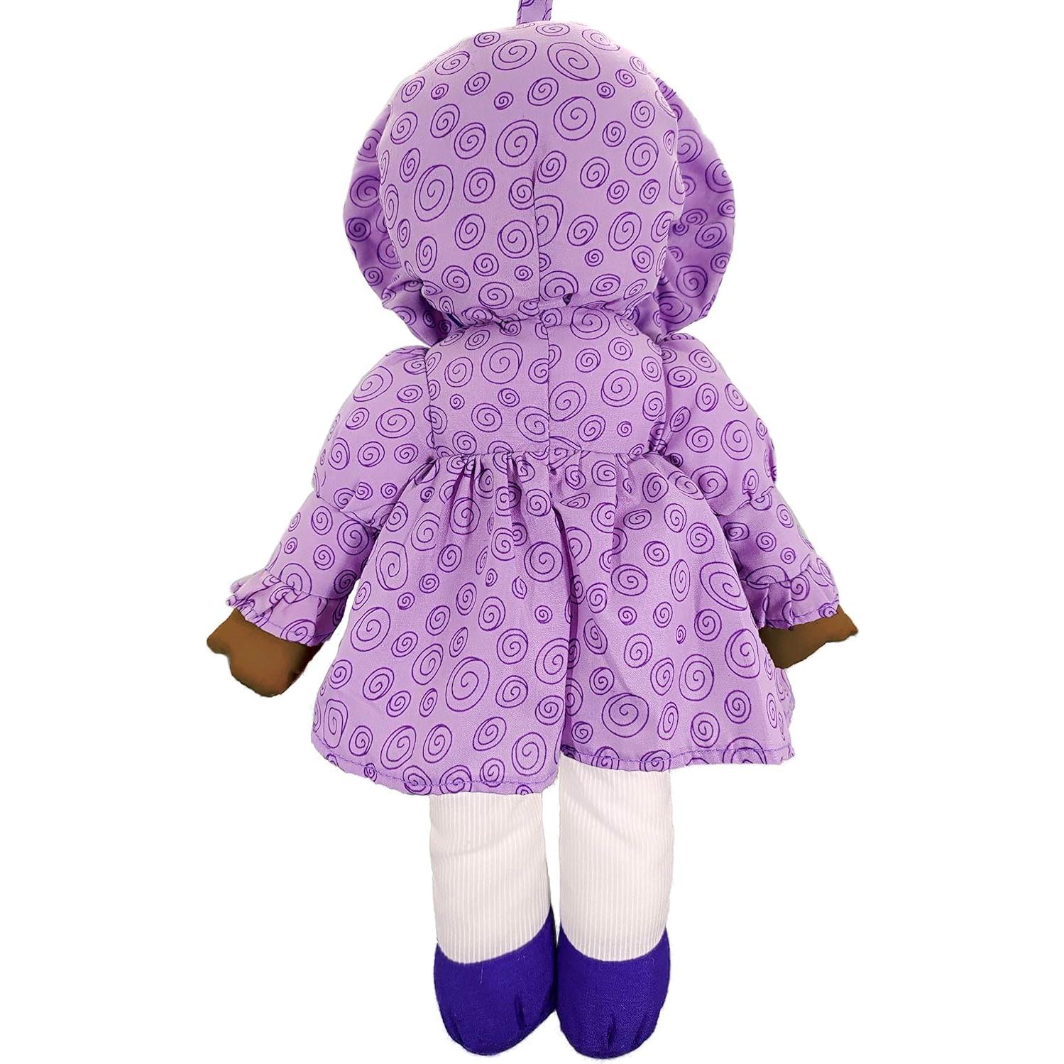 Muñeca de trapo Anico Sweetie Mine 38 cm lavanda para niñas