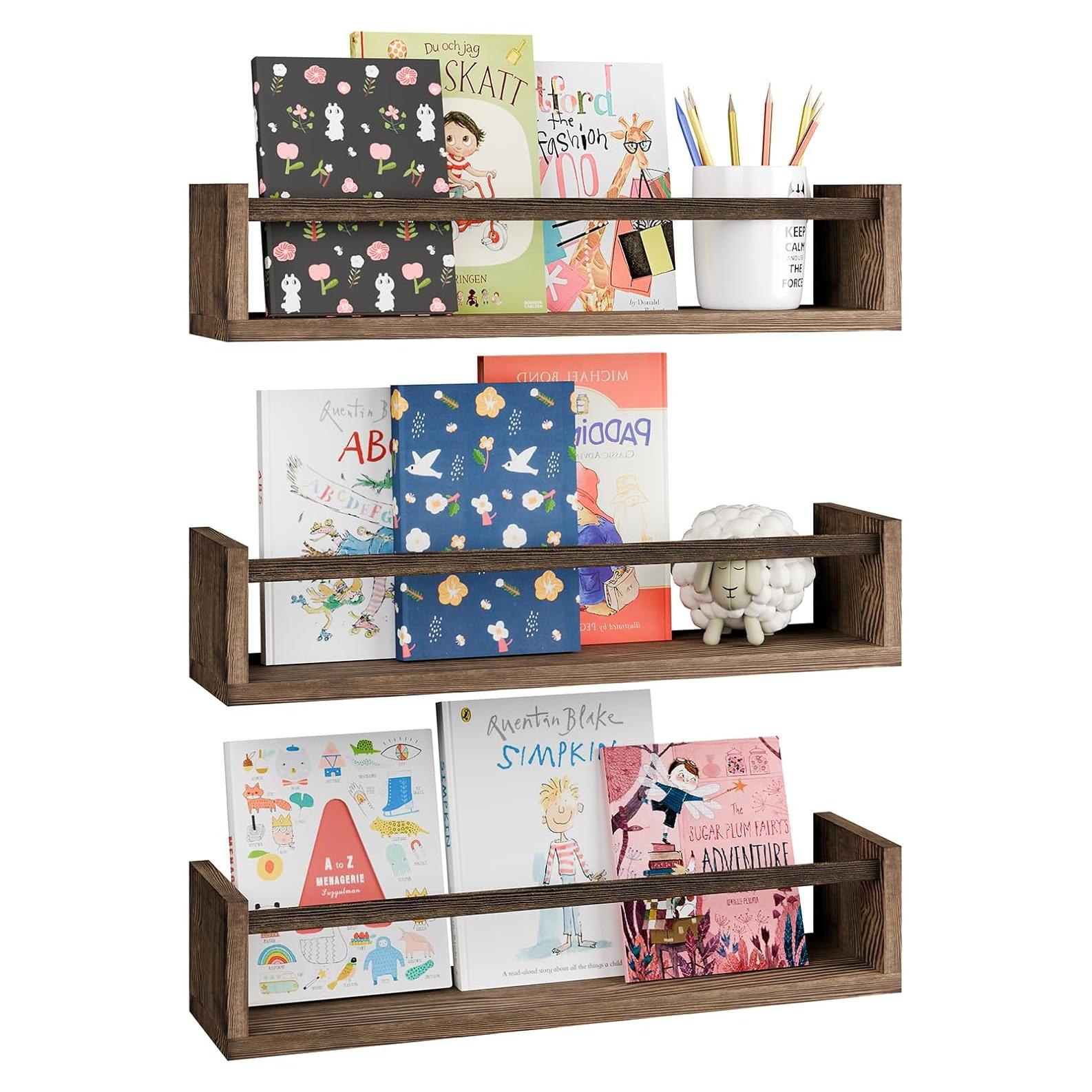 Estanterías Flotantes de Madera Fixwal, Juego de 3, 41.91 cm