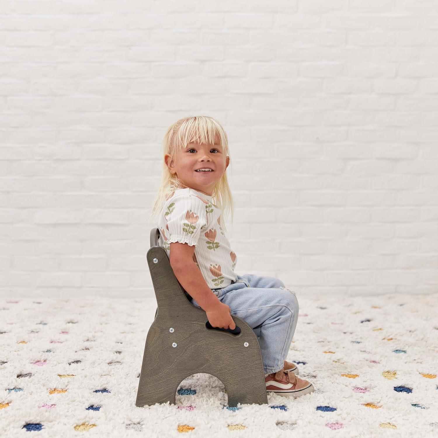 Conjunto de Mesa y Silla Little Learner ECR4Kids - Lavado Gris