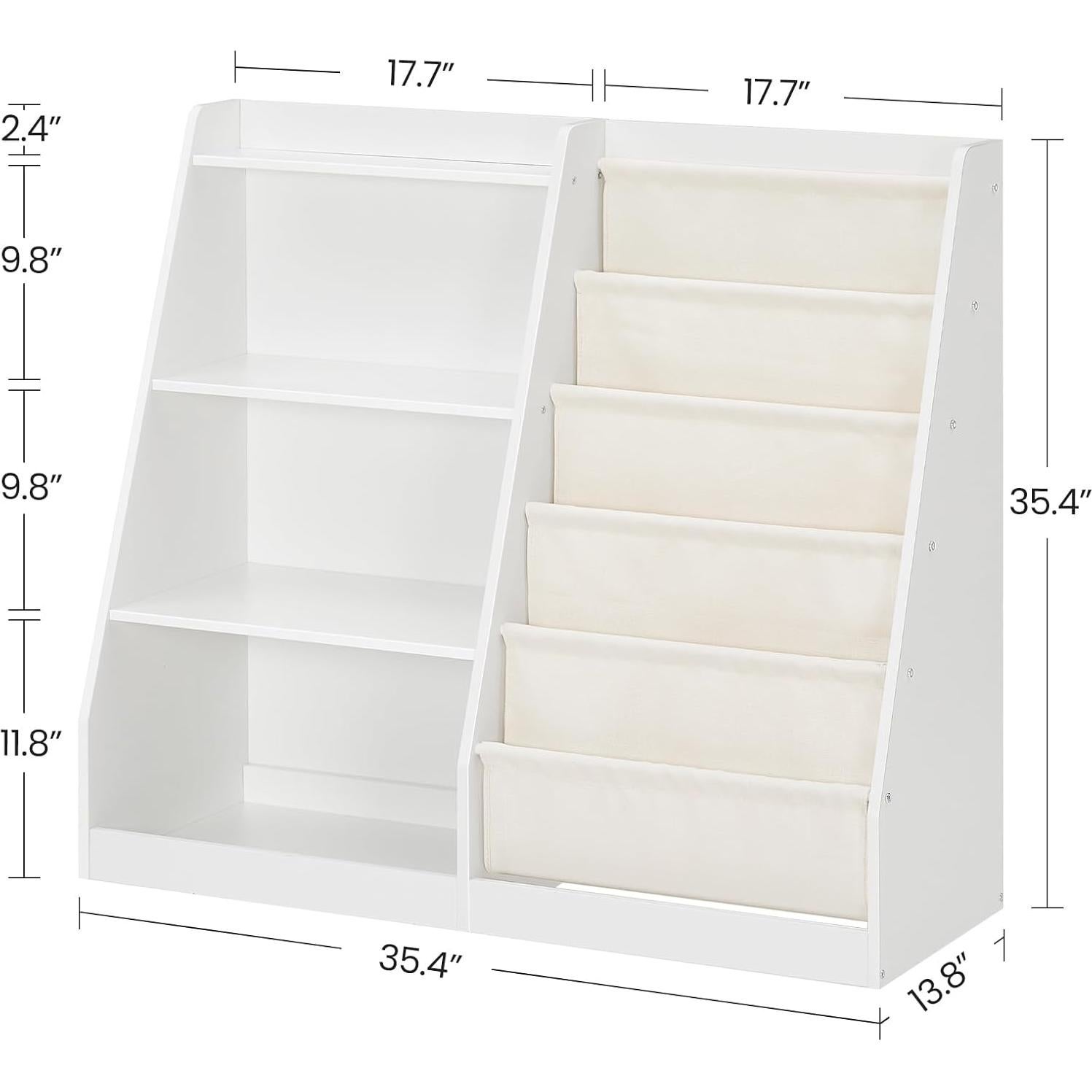 Estantería Infantil CHOEZON 90x35 cm 6 Capas Almacenamiento Juguetes