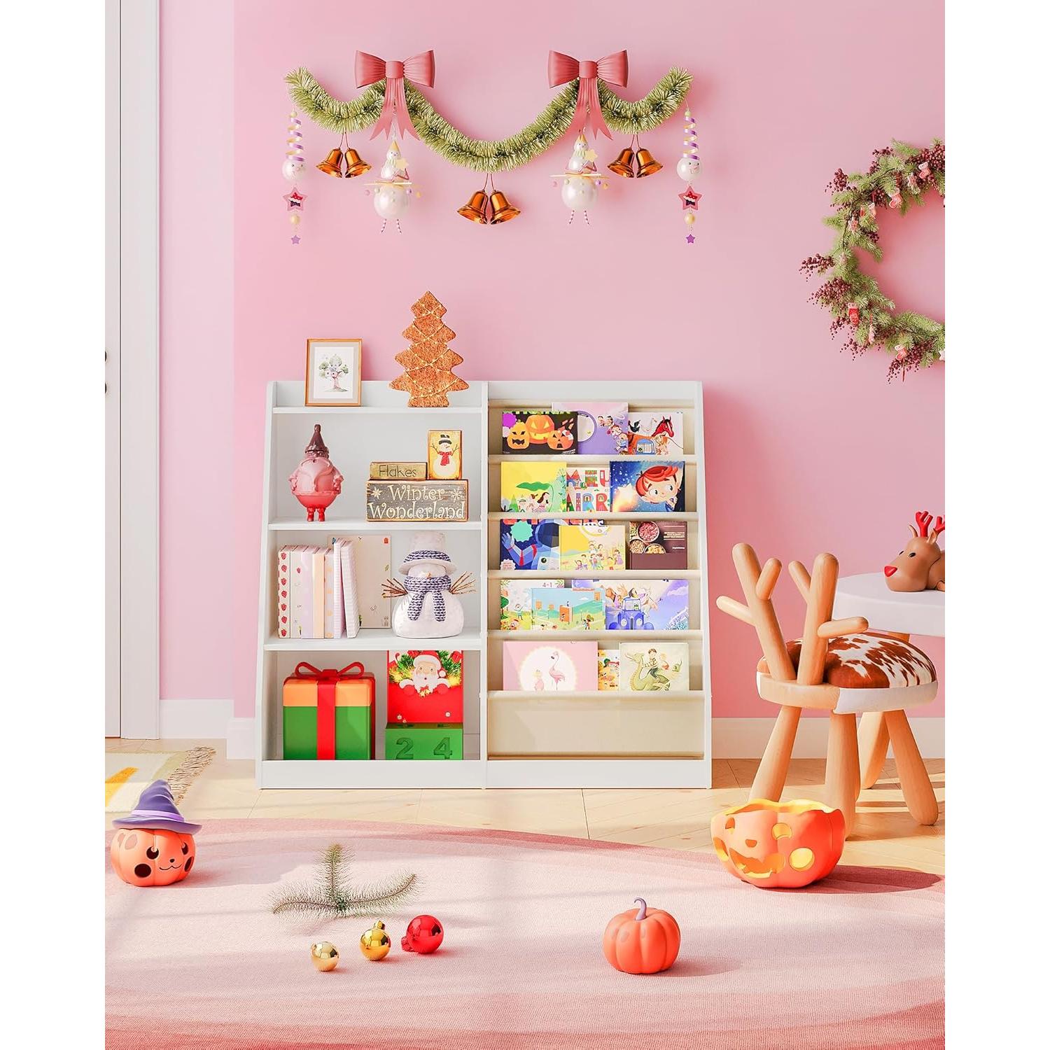 Estantería Infantil CHOEZON 90x35 cm 6 Capas Almacenamiento Juguetes