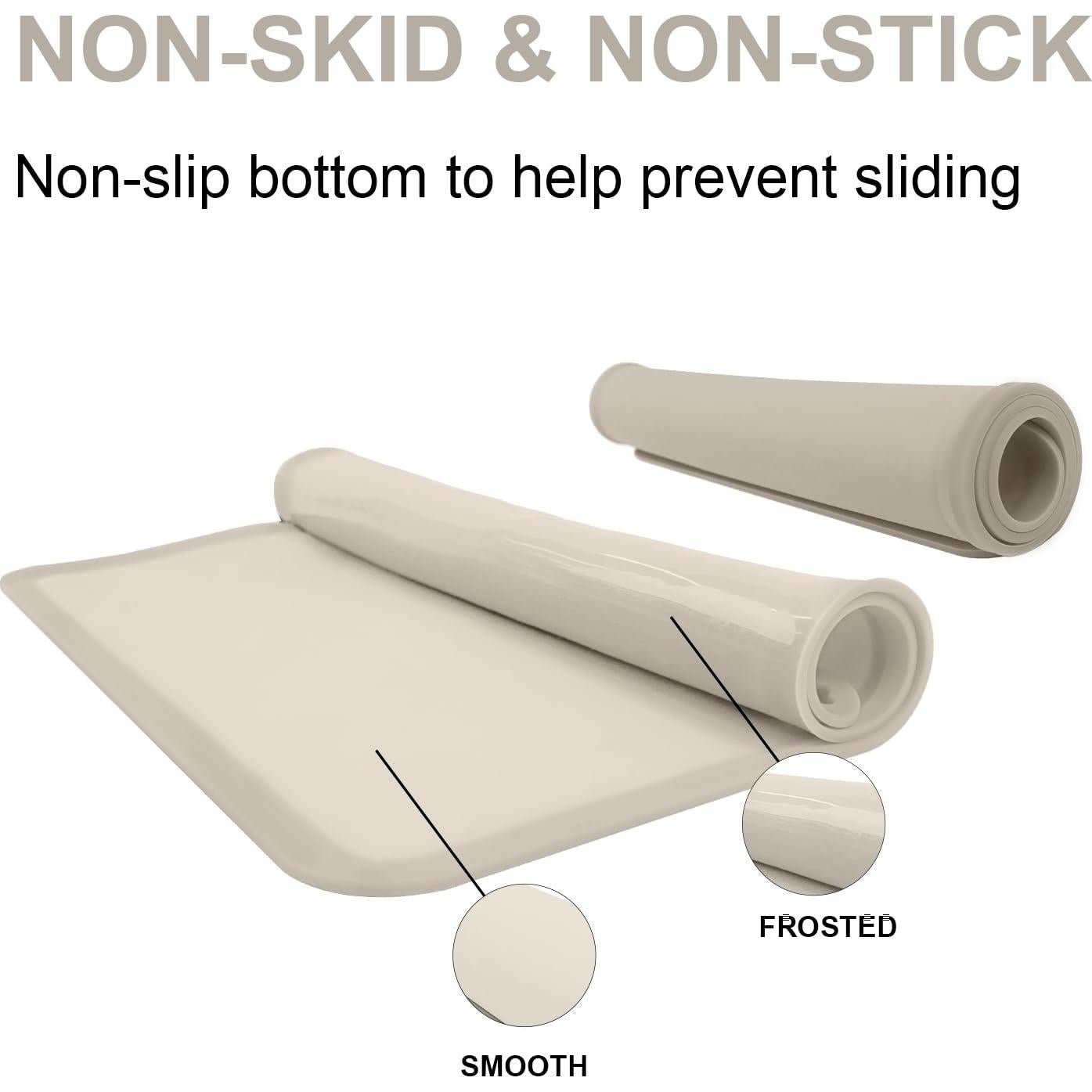 Manteles de Silicona KVK para Niños 4 Piezas Antideslizantes