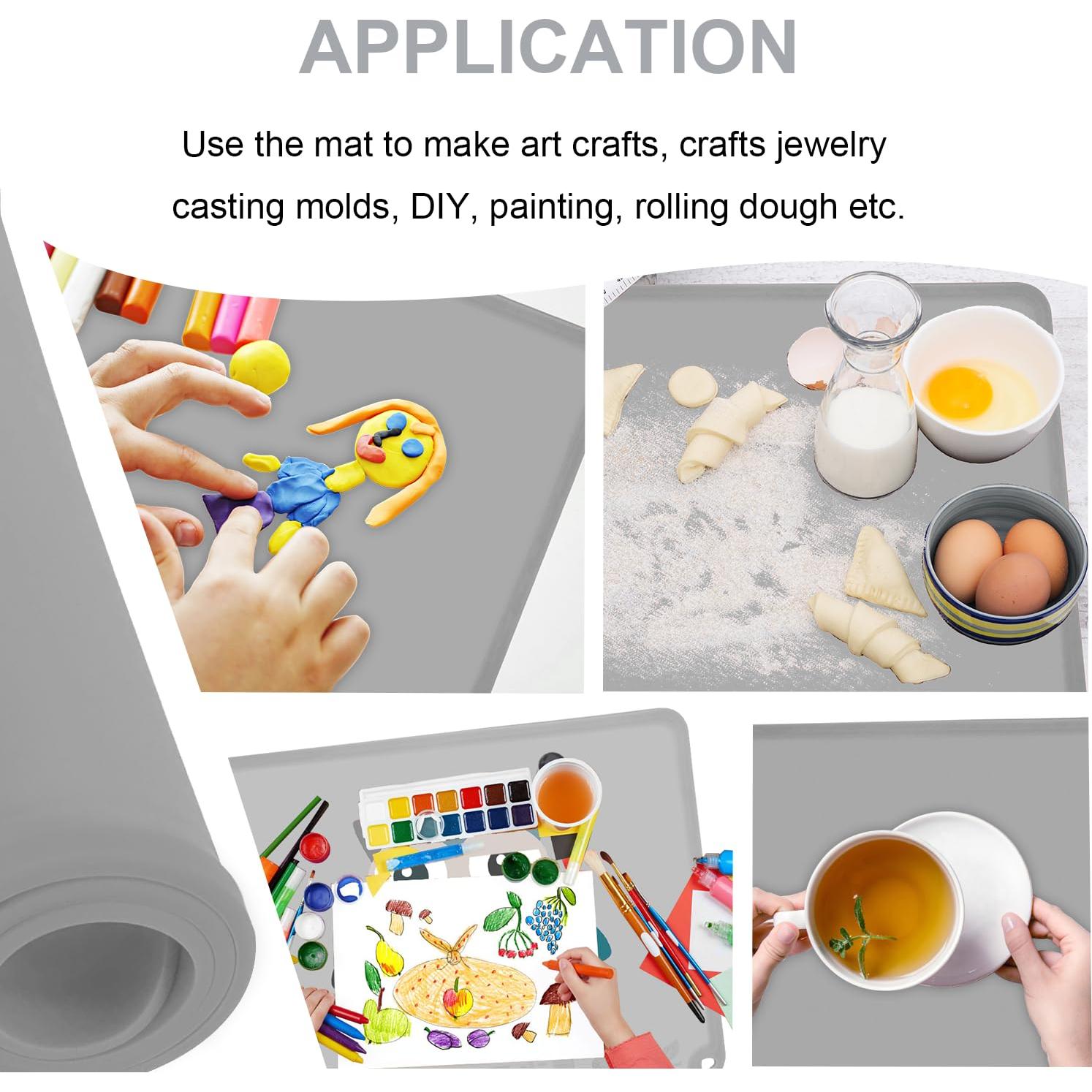 Manteles de Silicona KVK para Niños 4 Piezas Antideslizantes