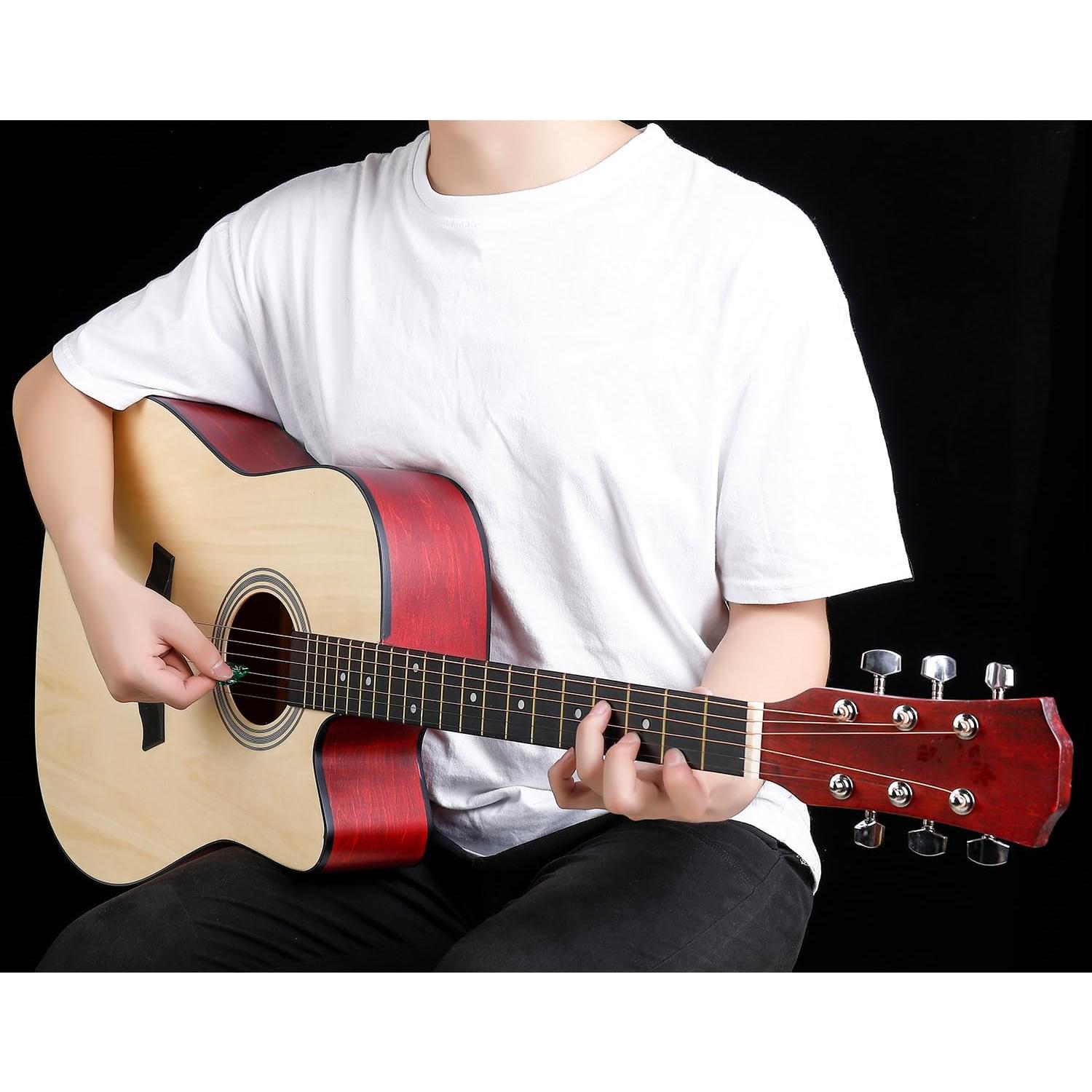 Puas de guitarra de celuloide 15 paquetes con caja metálica