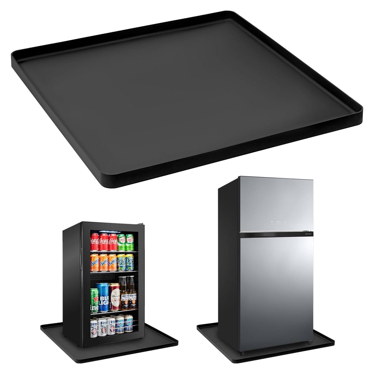 Alfombrilla de Silicona Negra para Mini Nevera 60x50cm