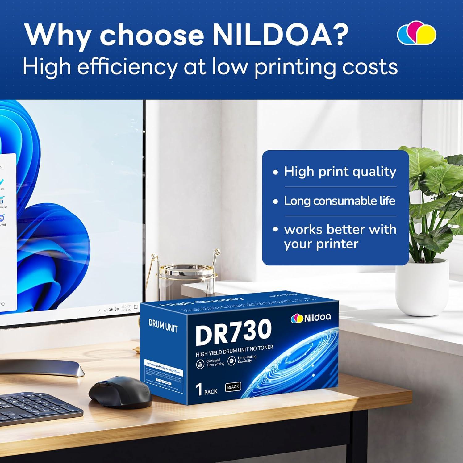 Unidad de Tambor Nildoa DR-730 Compatible para Brother