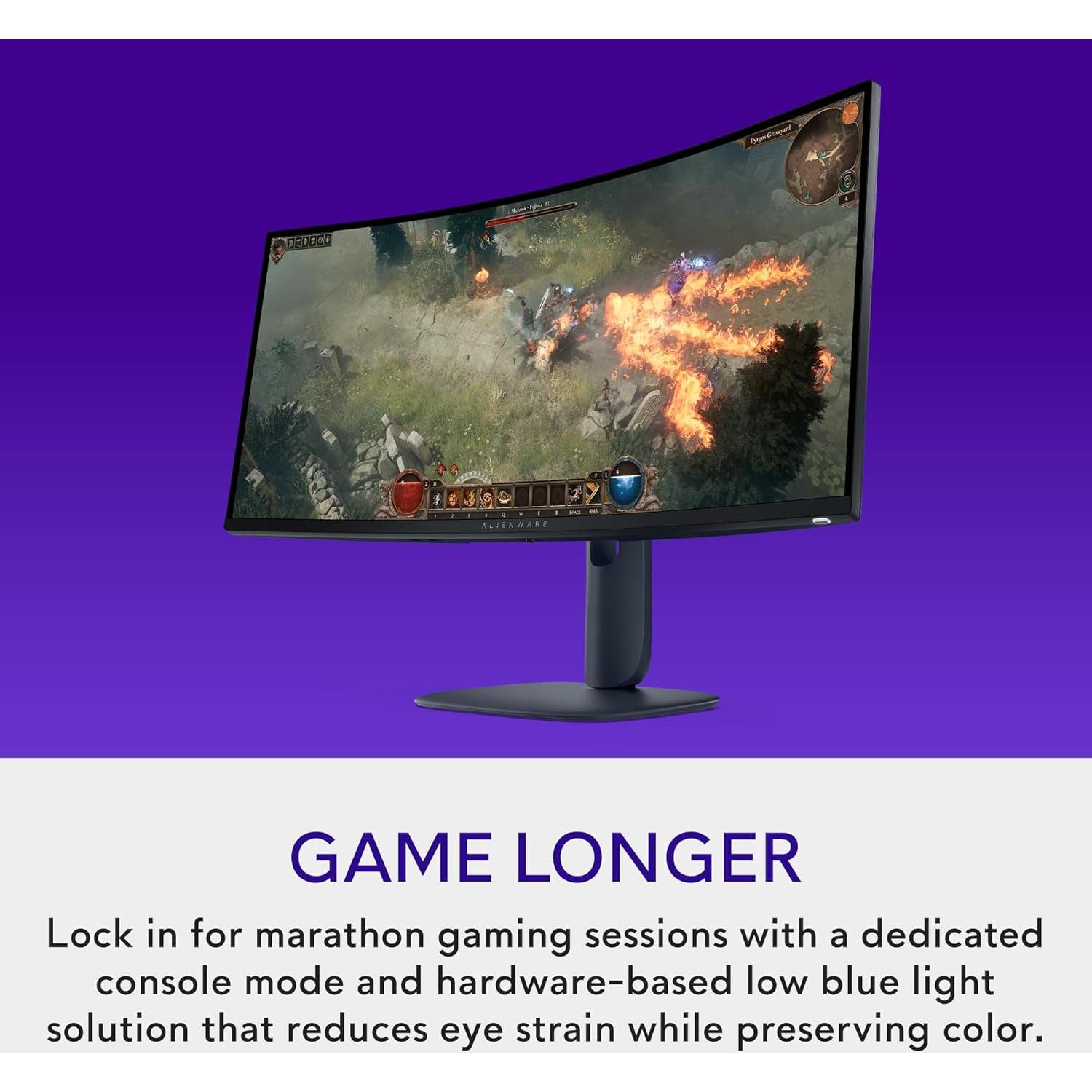 Monitor de Juegos Curvo Alienware AW3425DWM 34" WQHD 180Hz