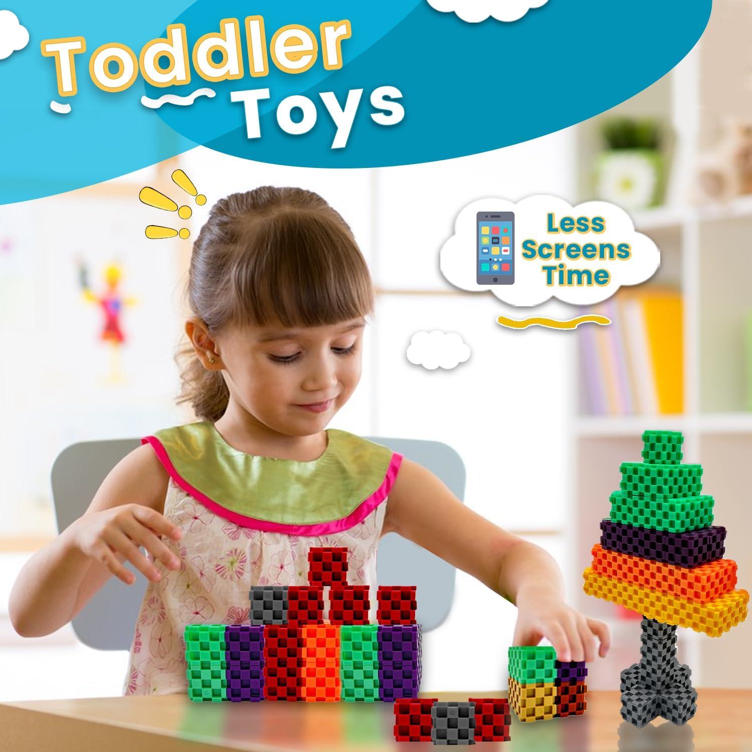 Bloques de Construcción Educativos Mindoys 48 Pcs para Niños 3+