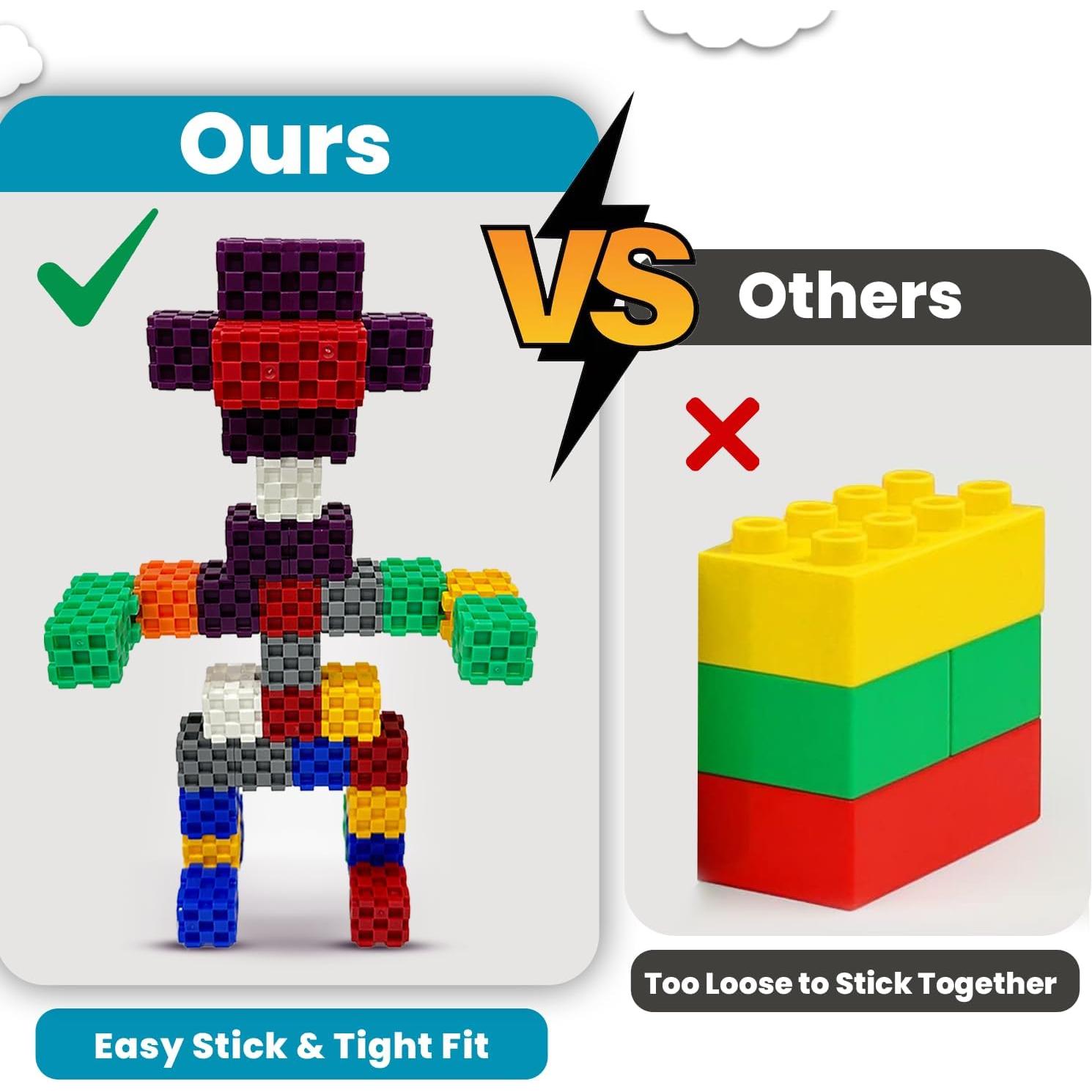 Bloques de Construcción Educativos Mindoys 48 Pcs para Niños 3+