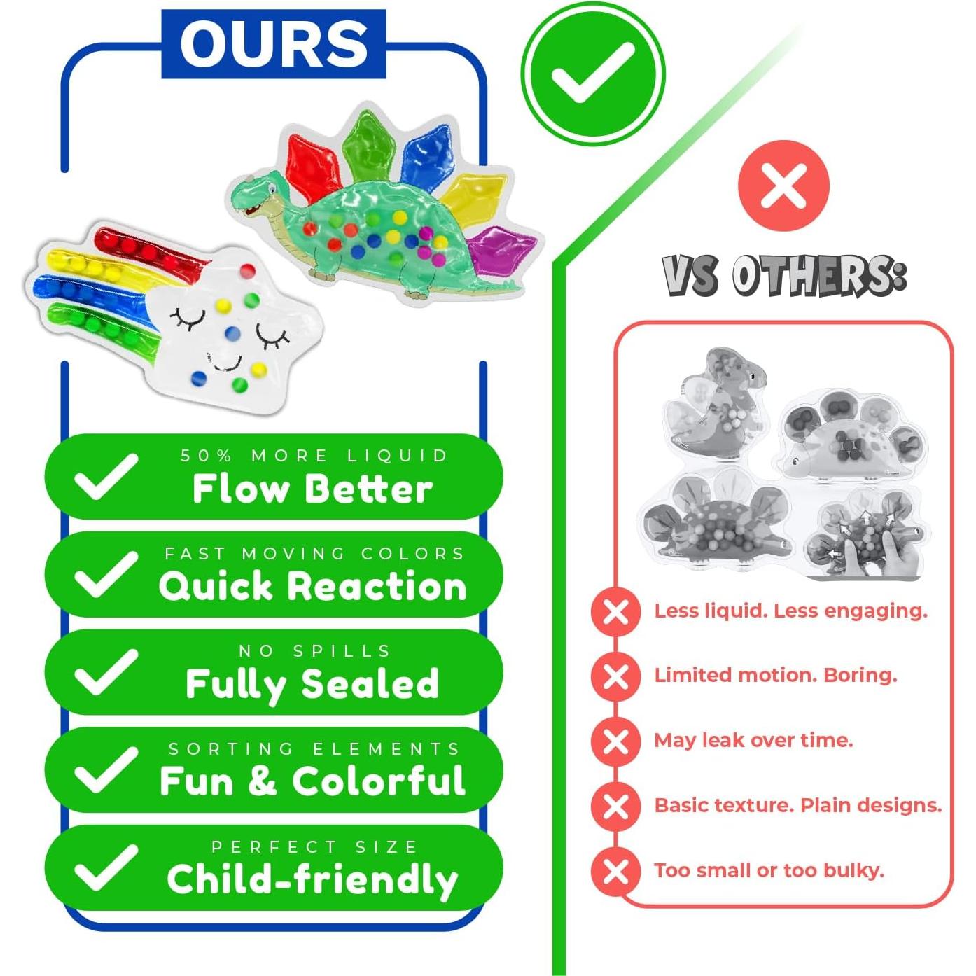 Paquete de 2 Juguetes Sensoriales de Clasificación de Color - Early Explorer Toys