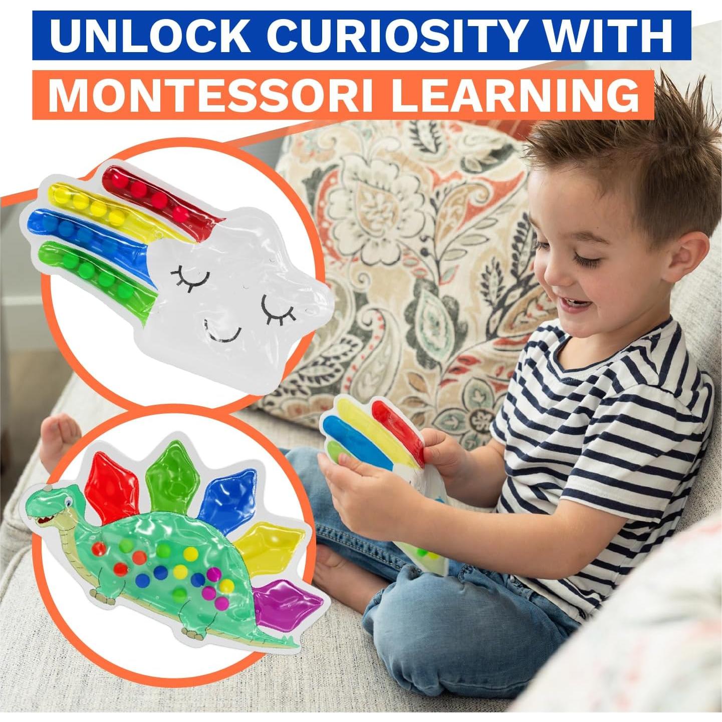 Paquete de 2 Juguetes Sensoriales de Clasificación de Color - Early Explorer Toys