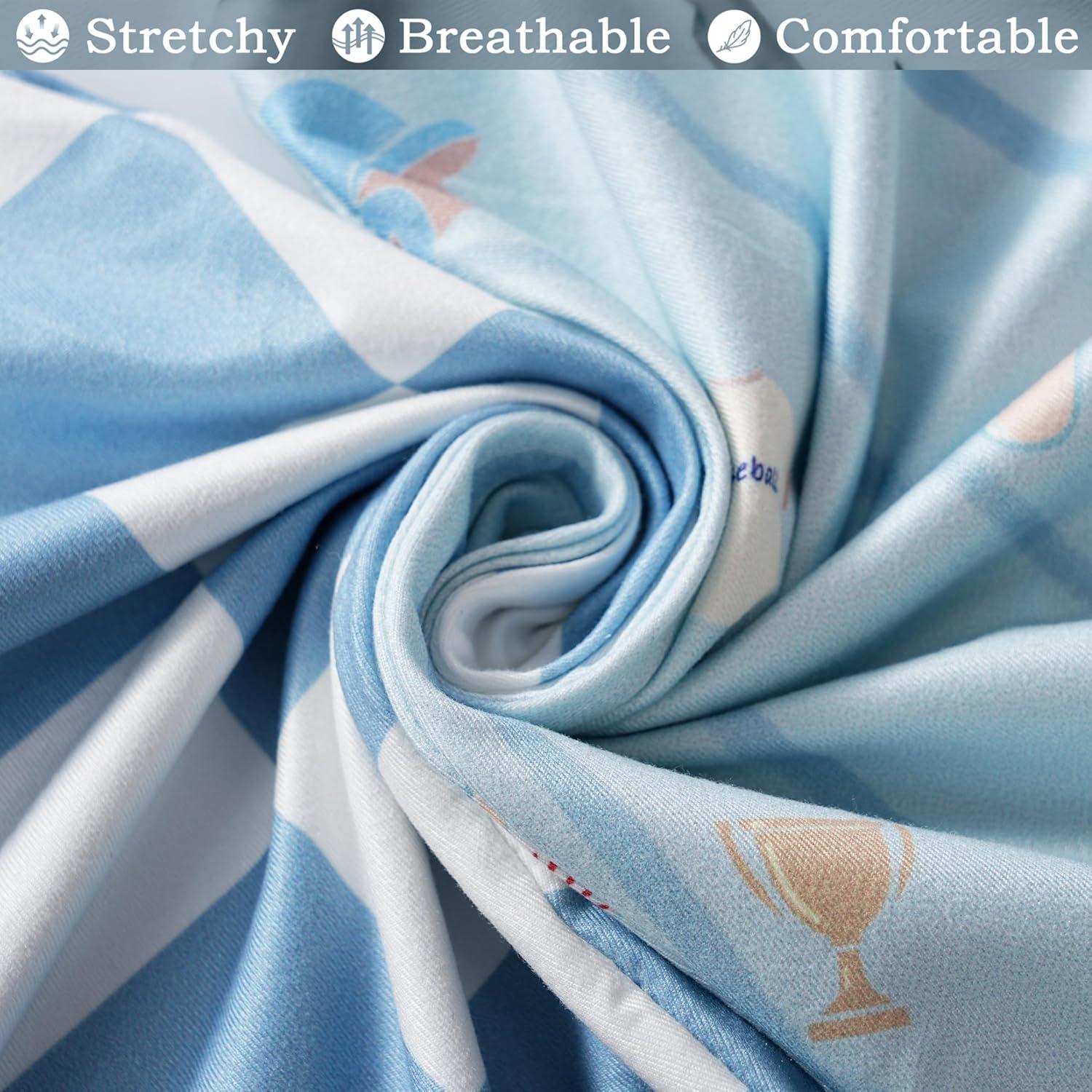 Funda de Almohada de Lactancia Wirein 57x45cm Azul Suave