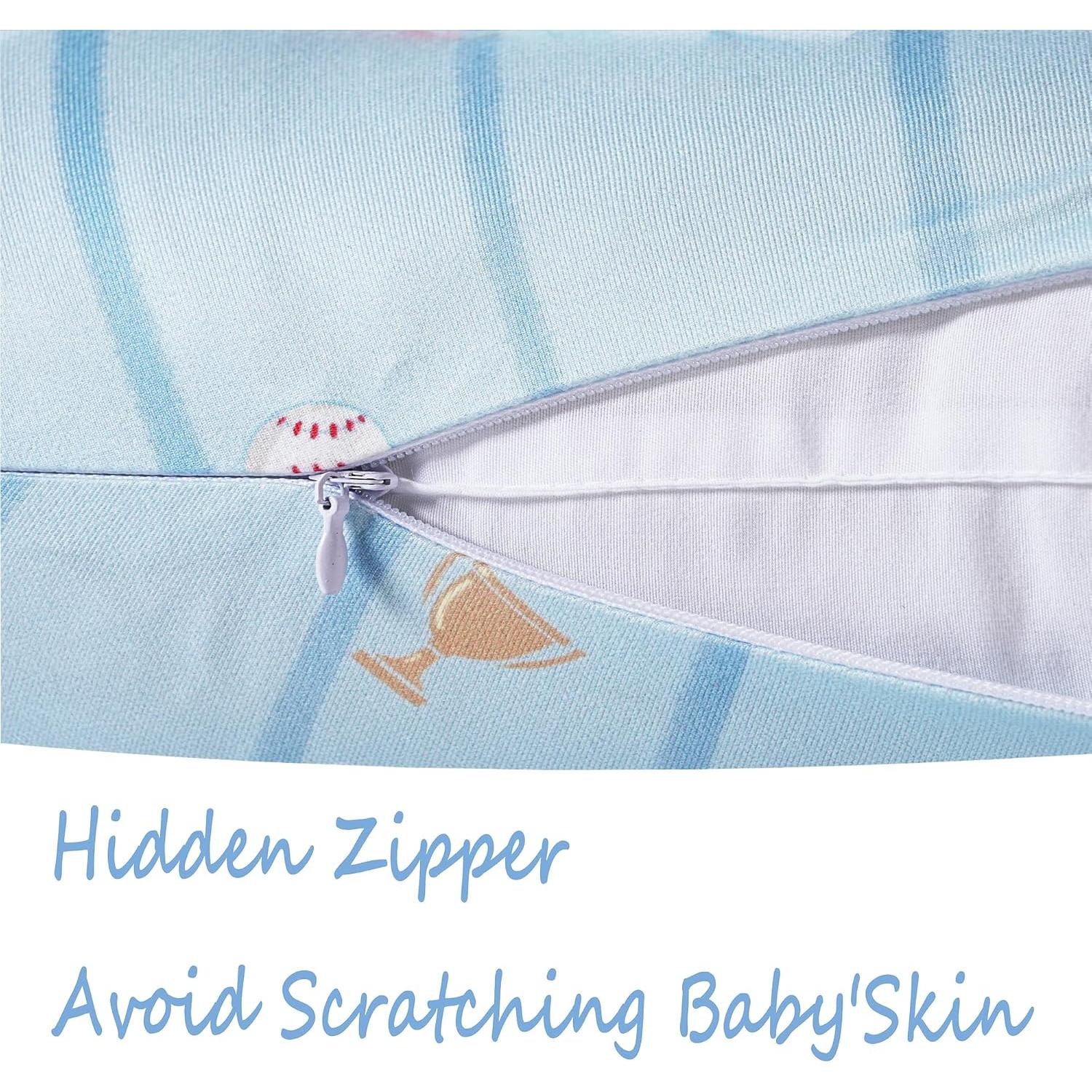 Funda de Almohada de Lactancia Wirein 57x45cm Azul Suave