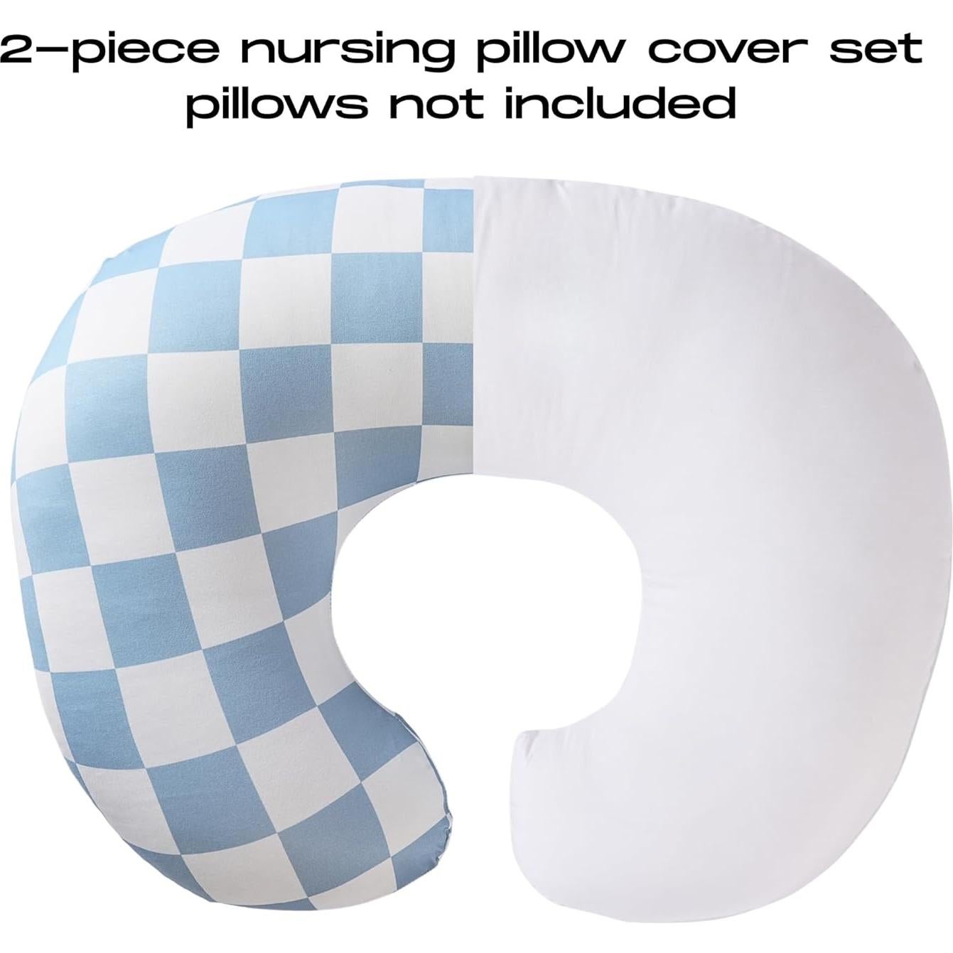 Funda de Almohada de Lactancia Wirein 57x45cm Azul Suave