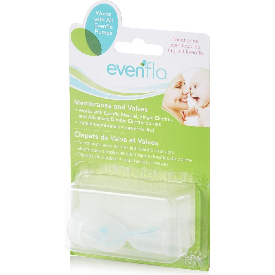 Membranas y Válvulas de Silicona Evenflo para Extractores de Leche