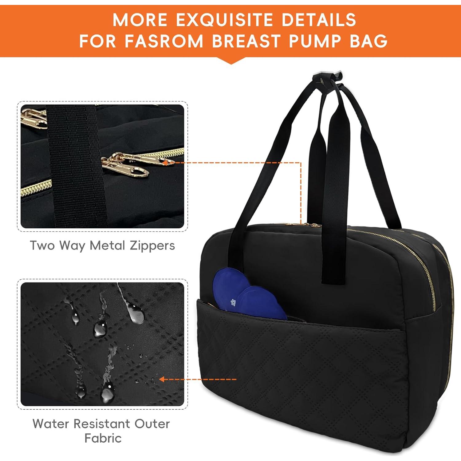 Bolsa de Leche Materna Portátil Liveagain con Hielo Negro