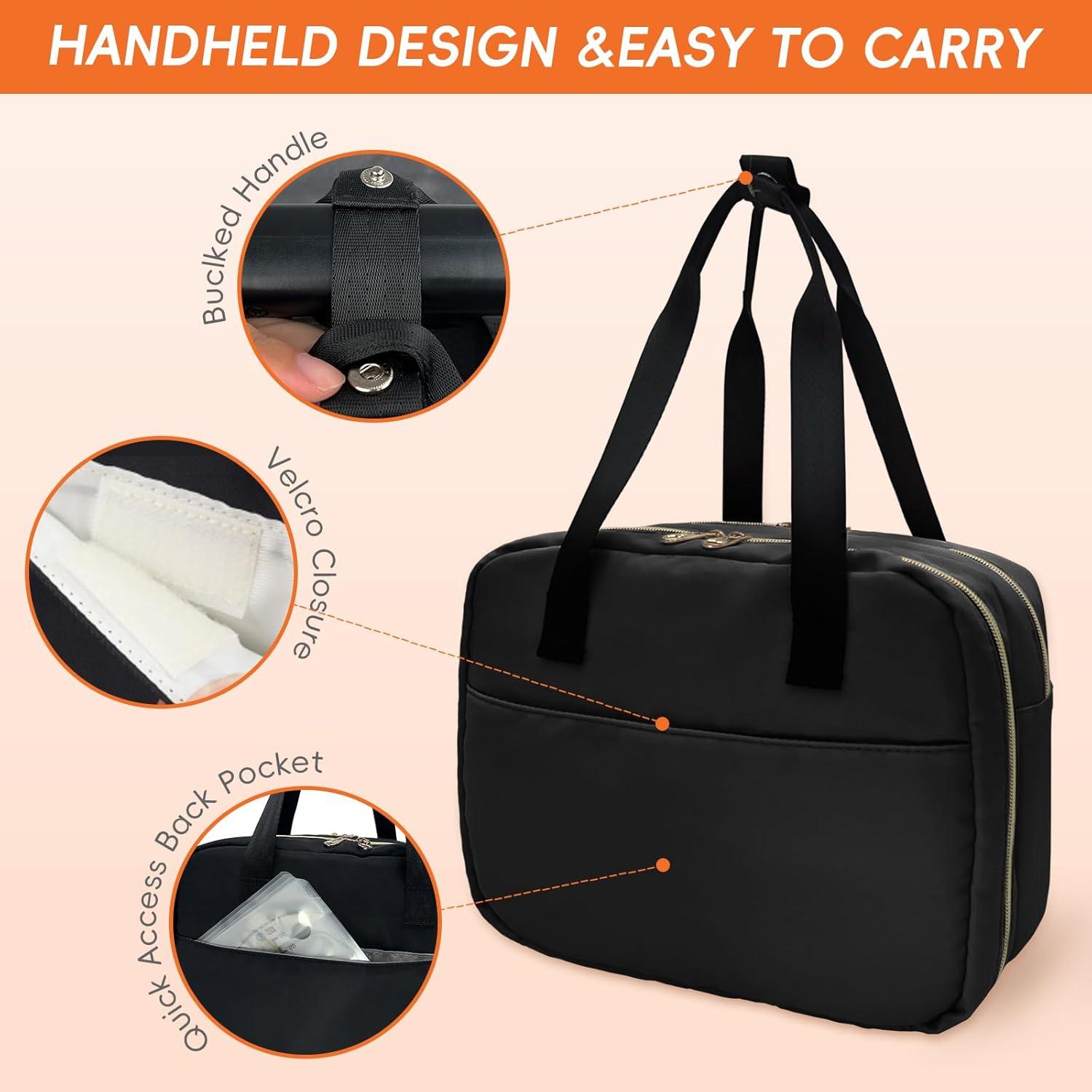 Bolsa de Leche Materna Portátil Liveagain con Hielo Negro