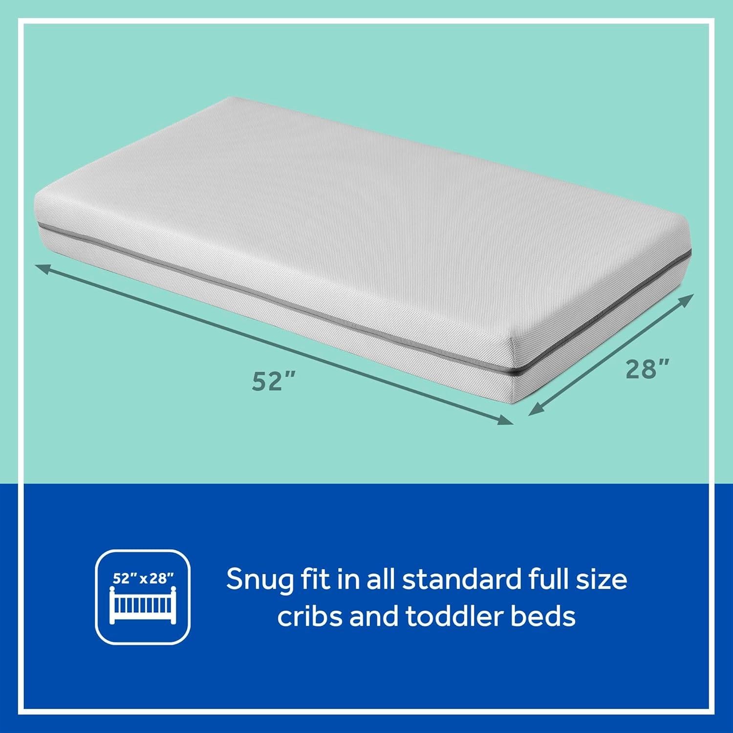 Colchón para cuna Sealy Baby OmniPedic DuoBreathe 132x71 cm