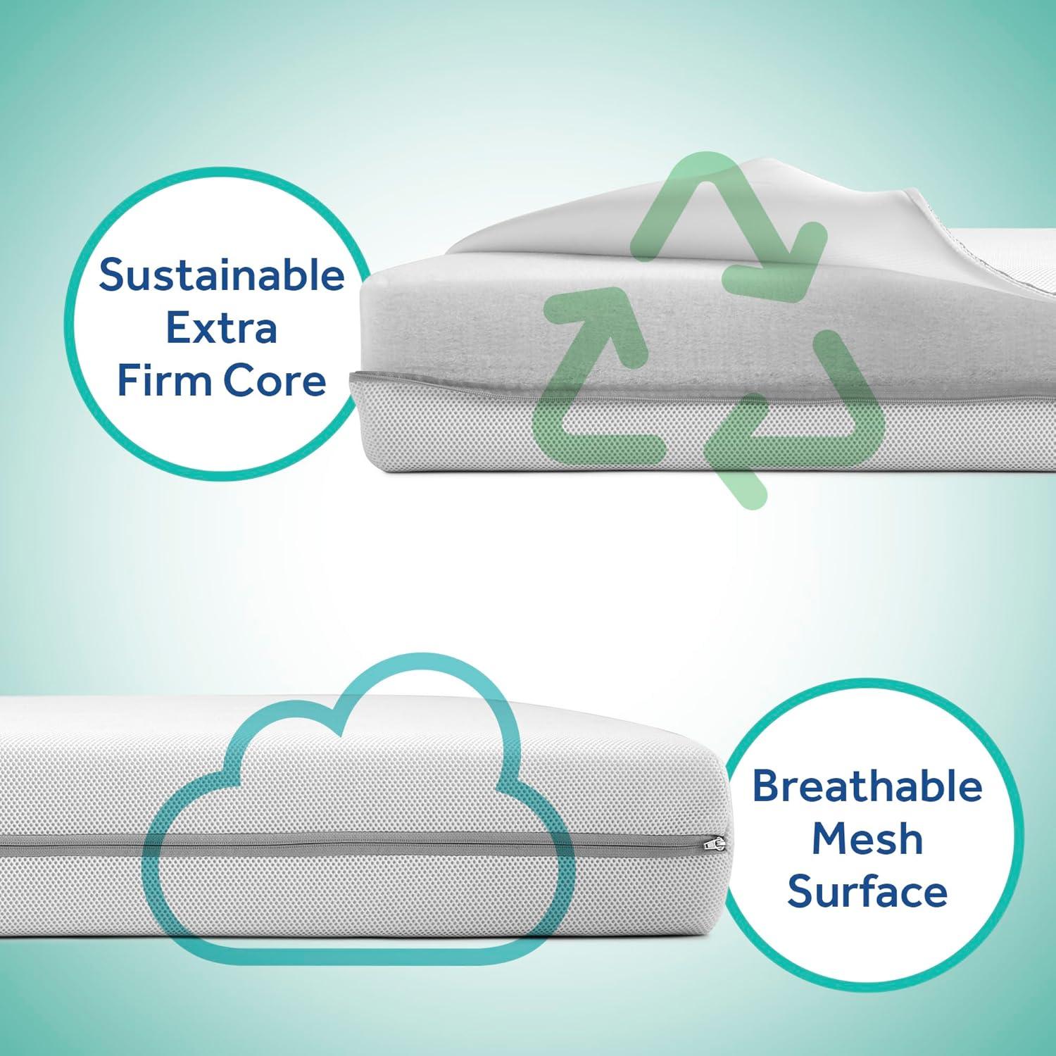 Colchón para cuna Sealy Baby OmniPedic DuoBreathe 132x71 cm