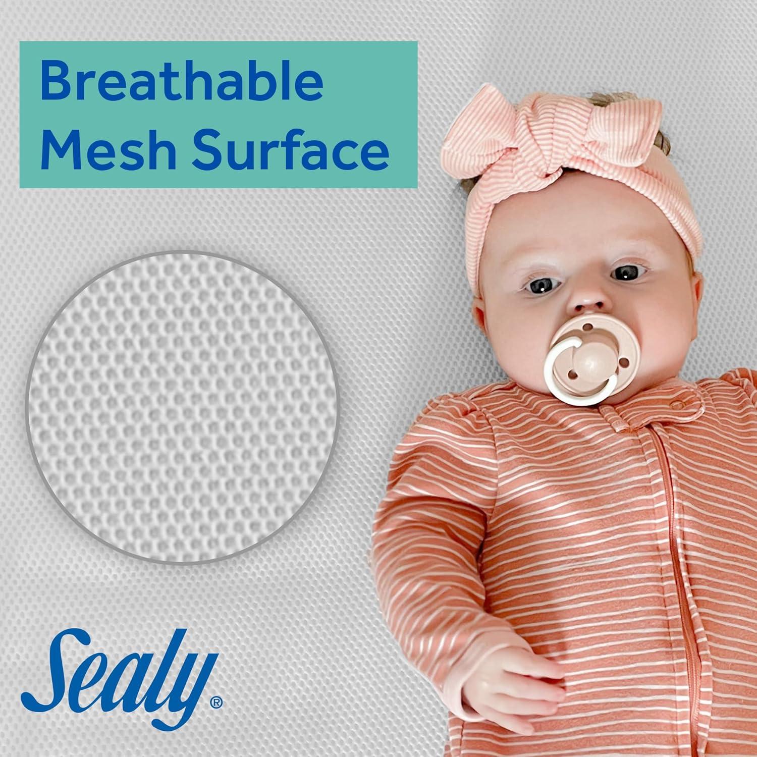 Colchón para cuna Sealy Baby OmniPedic DuoBreathe 132x71 cm