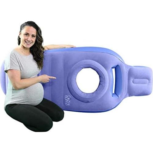 Almohada de Embarazo Cozy Bump Azul 66x15 cm Lavable