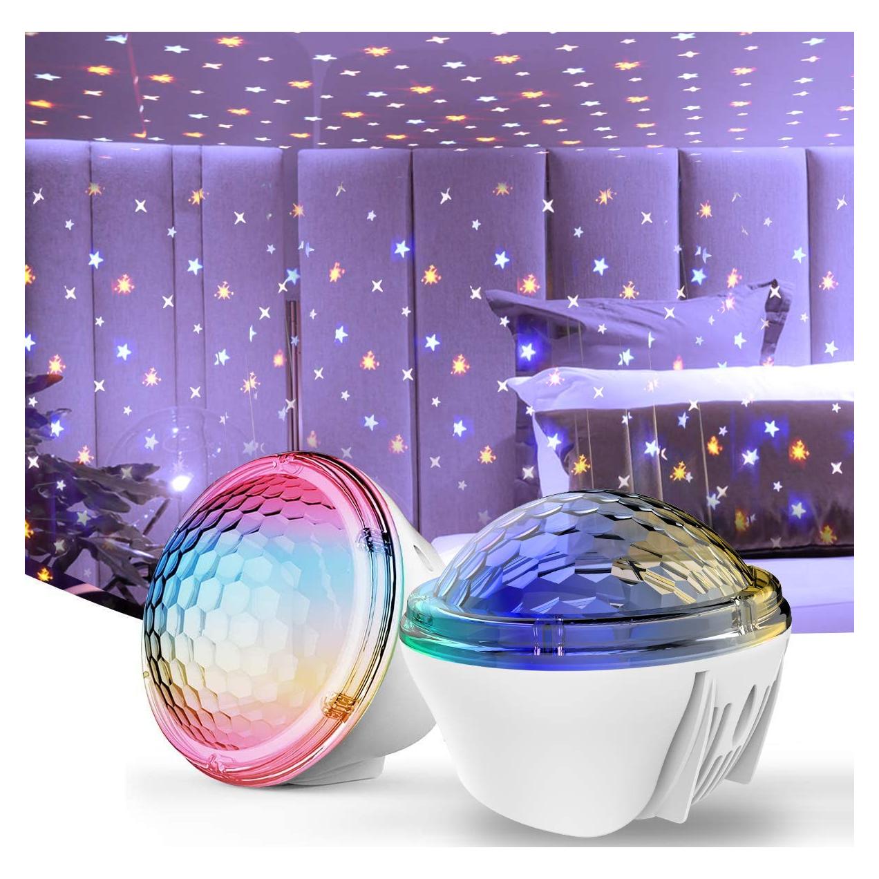 Proyector de Luz Nocturna Estelar Bizzerinc LED 4 Modos