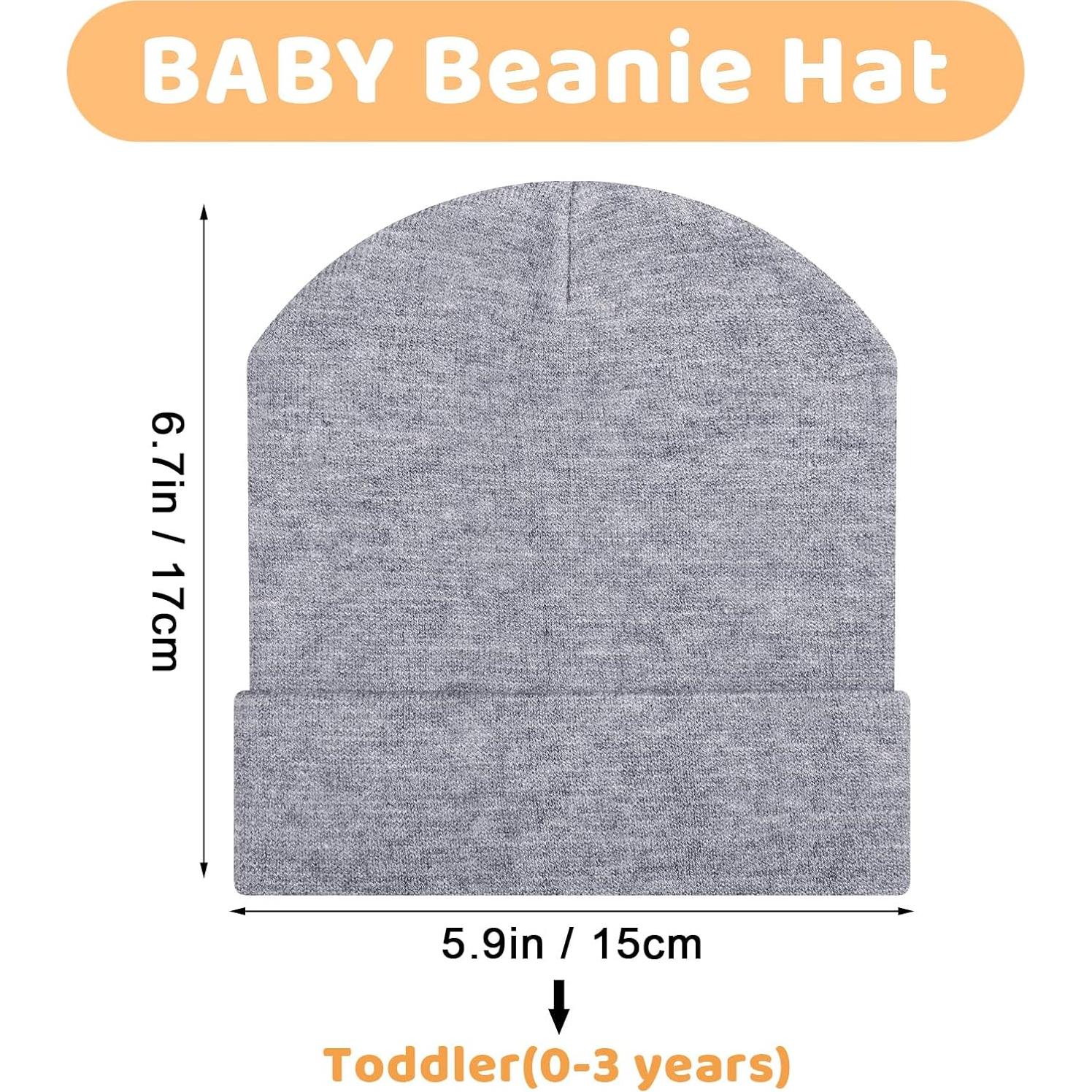 Gorros de Invierno para Bebés SATINIOR 4 Piezas Unisex 0-3 Años