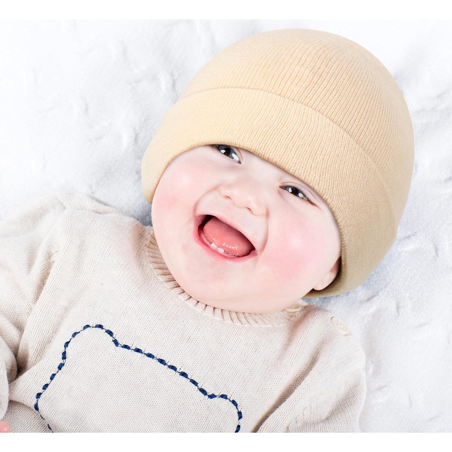 Gorros de Invierno para Bebés SATINIOR 4 Piezas Unisex 0-3 Años
