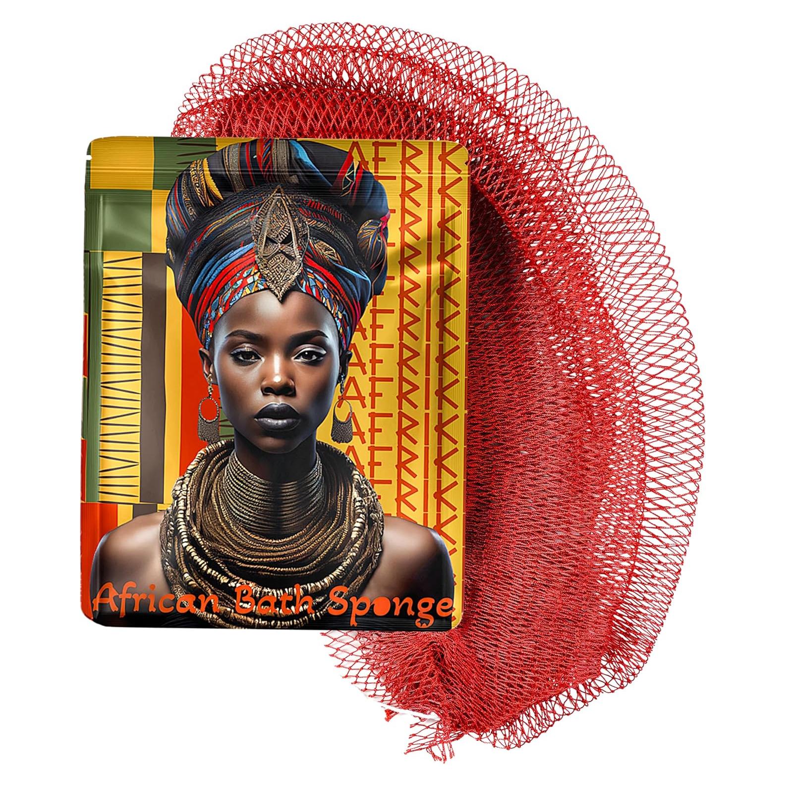 Esponja de Red Africana AFRIKI - Exfoliante Corporal 101.6 cm