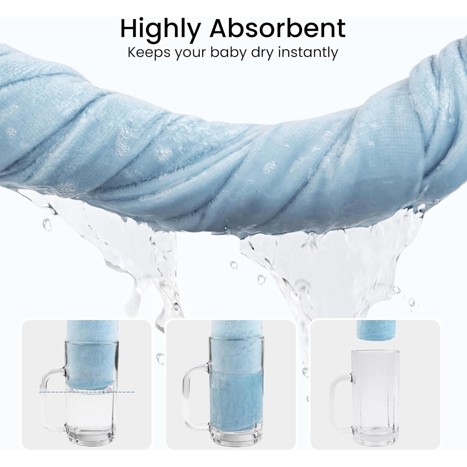 Toallas de Bebé con Capucha Viviland 2 Paquete 100% Algodón