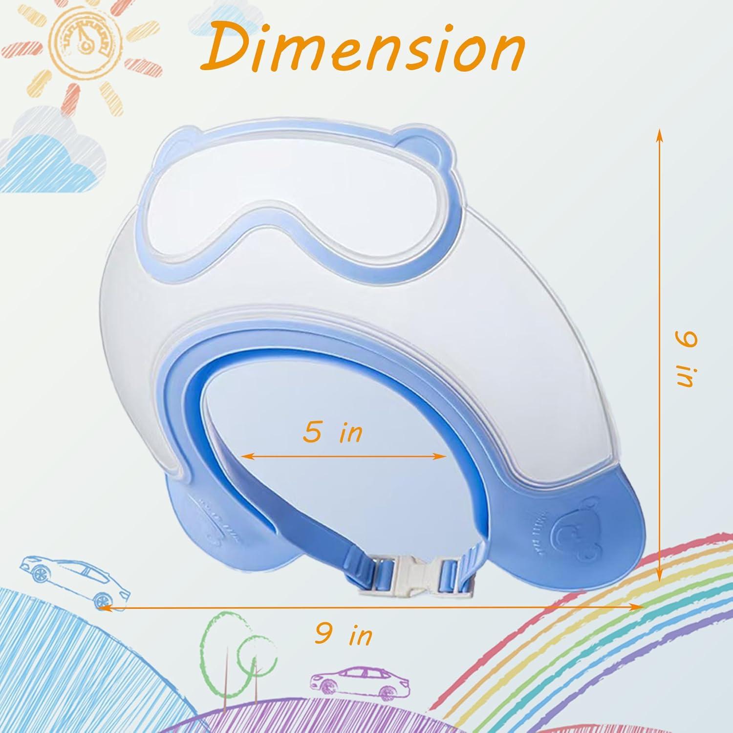 Gorro de Ducha Ajustable TinyGuardian para Bebés 0-9 Años Azul