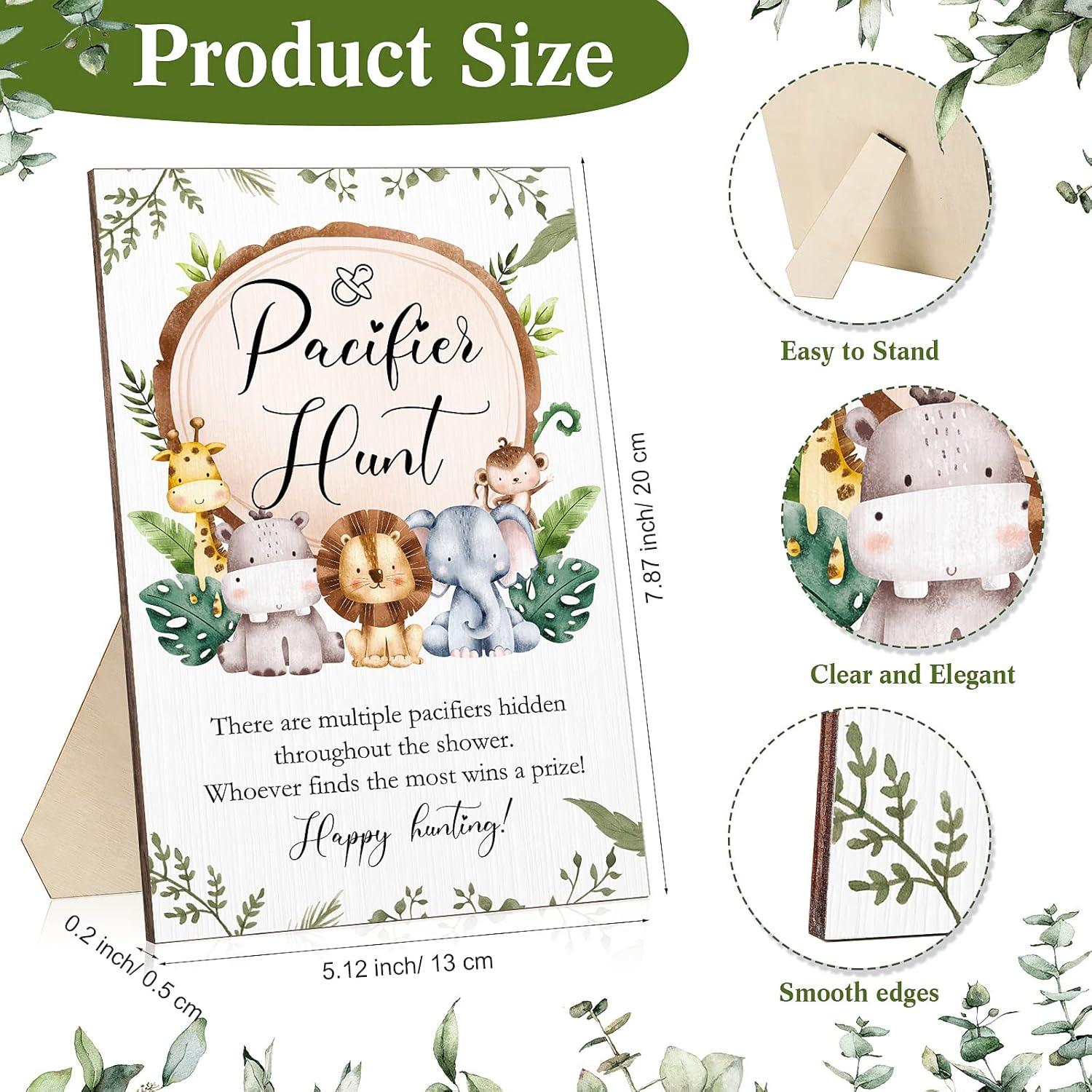 Juego de Búsqueda de Chupetes Roowest 51 Piezas Baby Shower