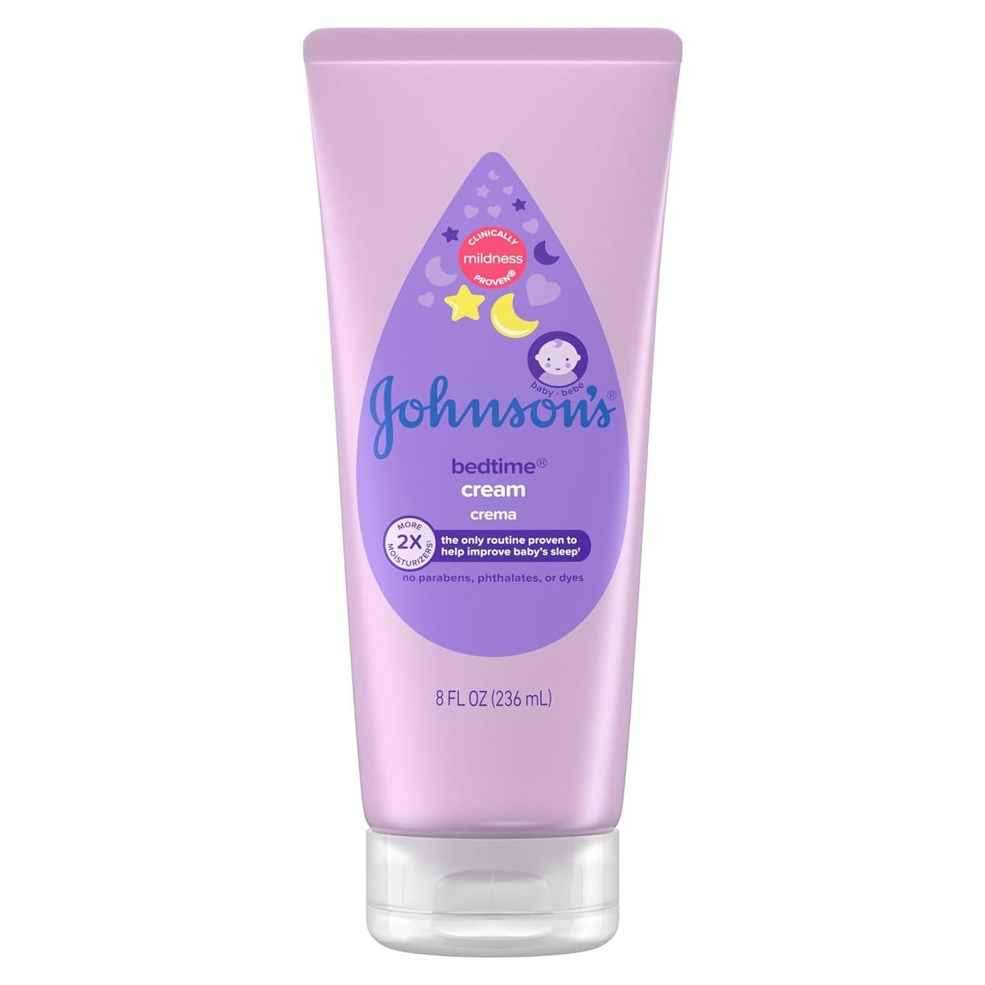 Crema Hidratante para Bebés Johnson's Bedtime 236.6 ml